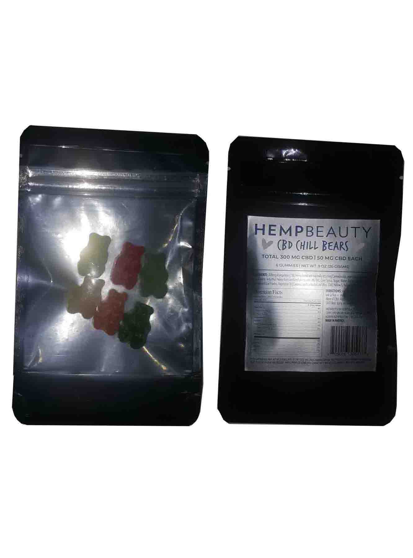 Hemp Beauty Cbd Chill Bears 6x50mg | SellerSpree