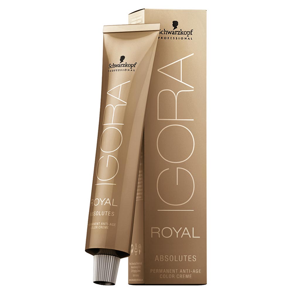 Schwarzkopf Igora Royal Absolutes 8-140 Light Blonde Cendre Beige Natural Permanent Color Creme 2.1 Ounce 60 Milliliters | SellerSpree