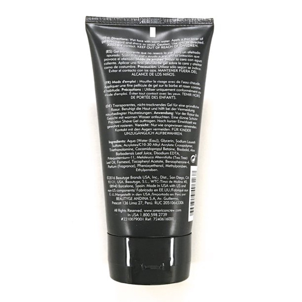 American Crew Shaving Skincare Precision Shave Gel Transparent Non-Drying For Close Shave 5.1 Ounce 150 Milliliters | SellerSpree