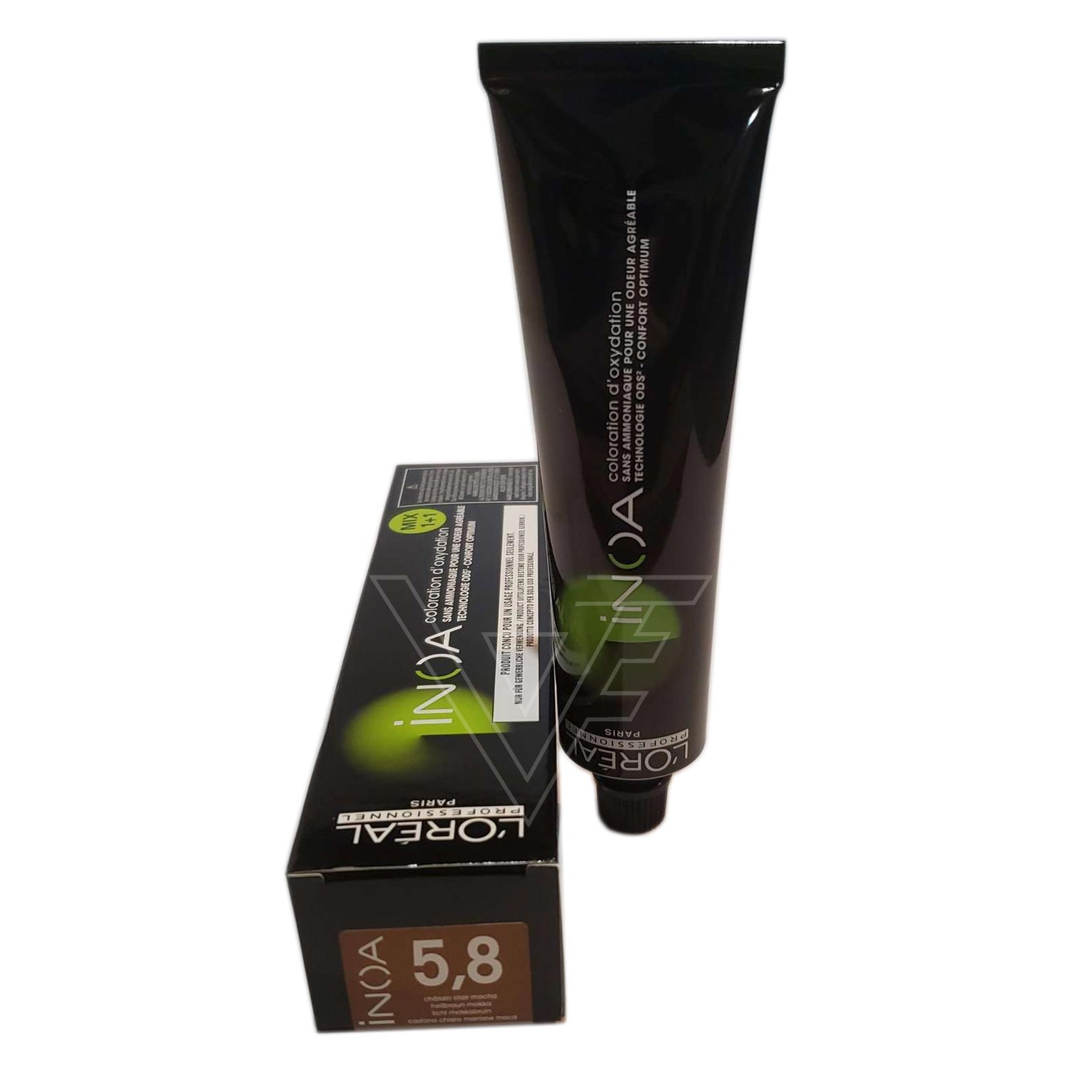 Loreal Professionnel Paris Inoa #5.8 Light Brown Mocha No Ammonia Permanent Hair Color Original-5.8/5m 2oz 60g | SellerSpree