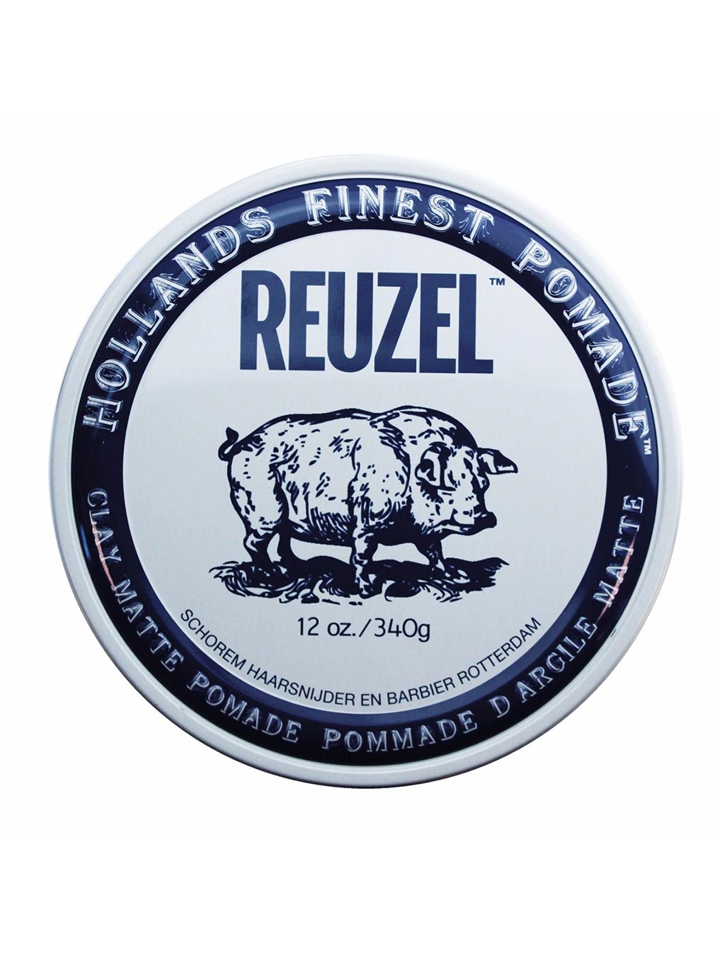 Reuzel Hollands Finest Clay Matte Pomade White Heavy Hold 12 Ounce 340 Gram | SellerSpree