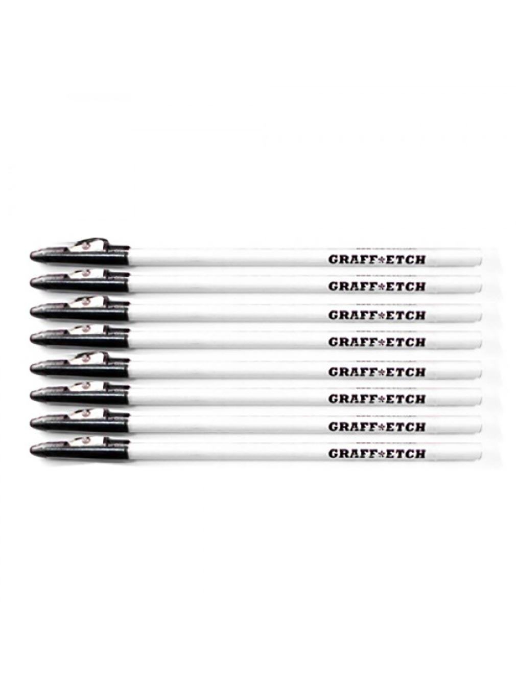 Graff Etch Pencil Me In White Etching Hair/Skin Pattern Color Pencils | SellerSpree