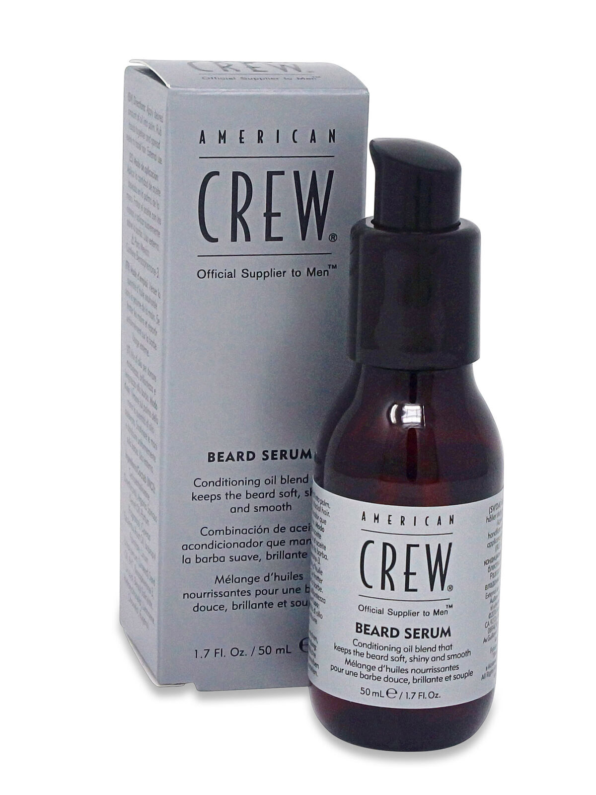 American Crew Beard Serum Conditioning Oil Blend For Shine And Softness 1.7 Ounce 50 Milliliters | SellerSpree