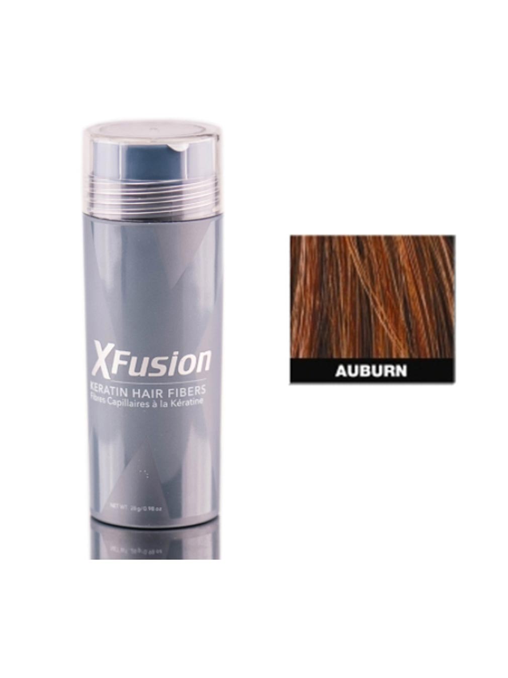 Xfusion Keratin Hair Fibers Auburn 0.98oz 28g | SellerSpree