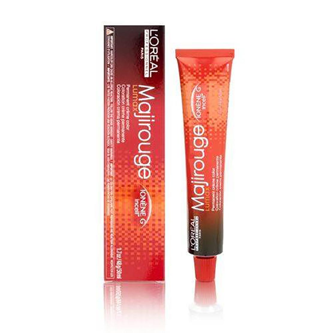 Loreal Professionnel Paris Majirel Majirouge 6.65/6rrv Light Red Mahogany Brown Ionene G Incell Permanent Hair Color 1.7oz 50ml | SellerSpree