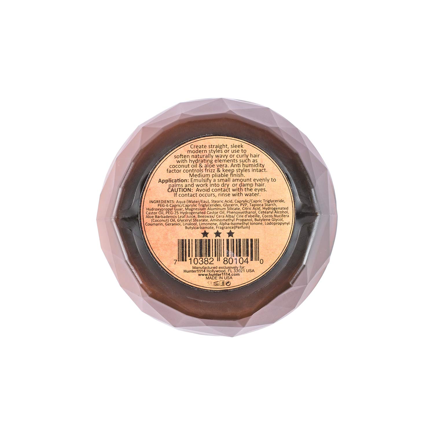 Hunter 1114 Luxury Men's Grooming Medium Hold With Shine Whipped Mousse 3oz 85ml | SellerSpree