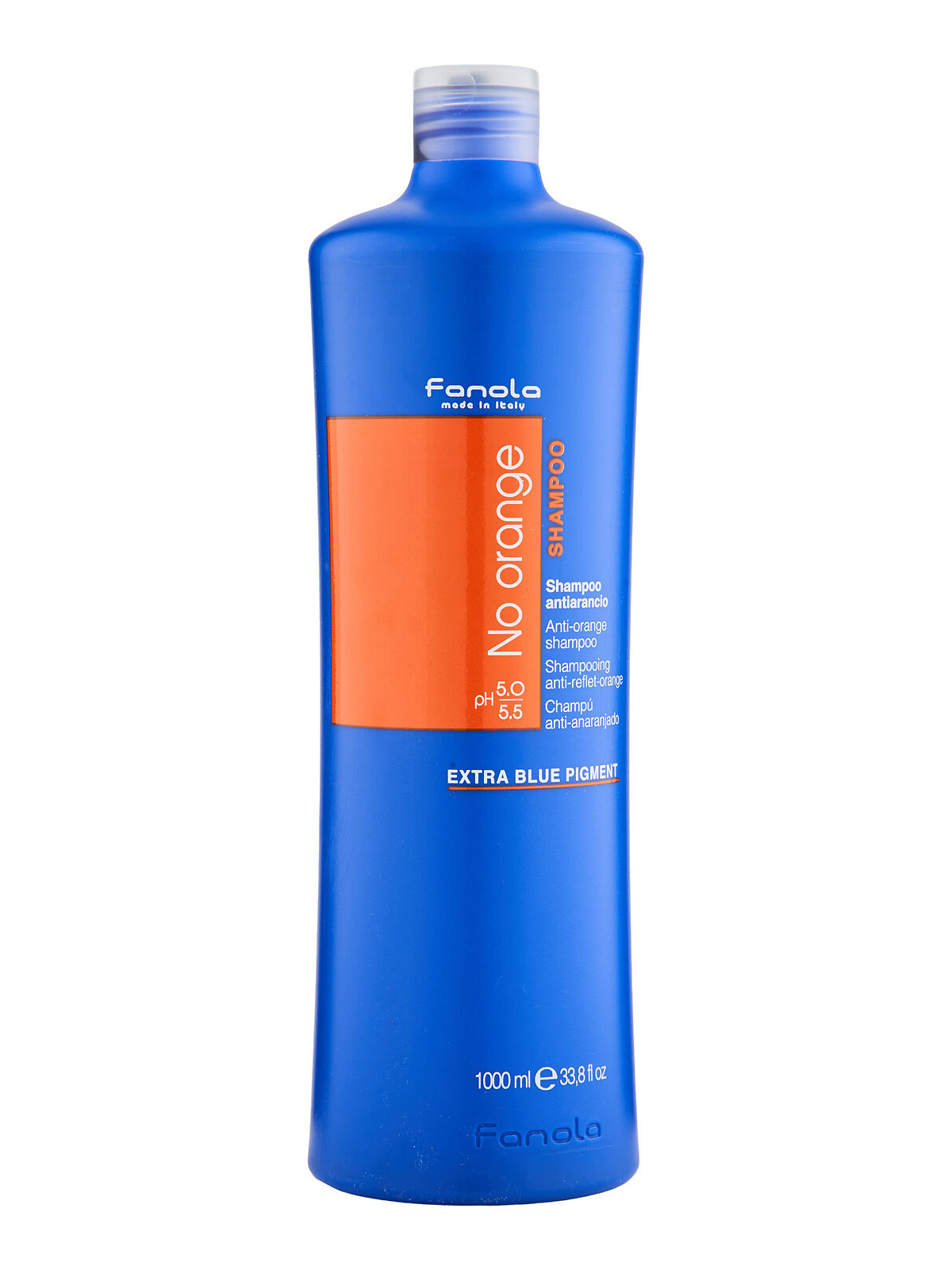 Fanola No Orange Shampoo pH 5.0/5.5 Anti-Orange 33.8 Ounce 1000 Milliliters | SellerSpree