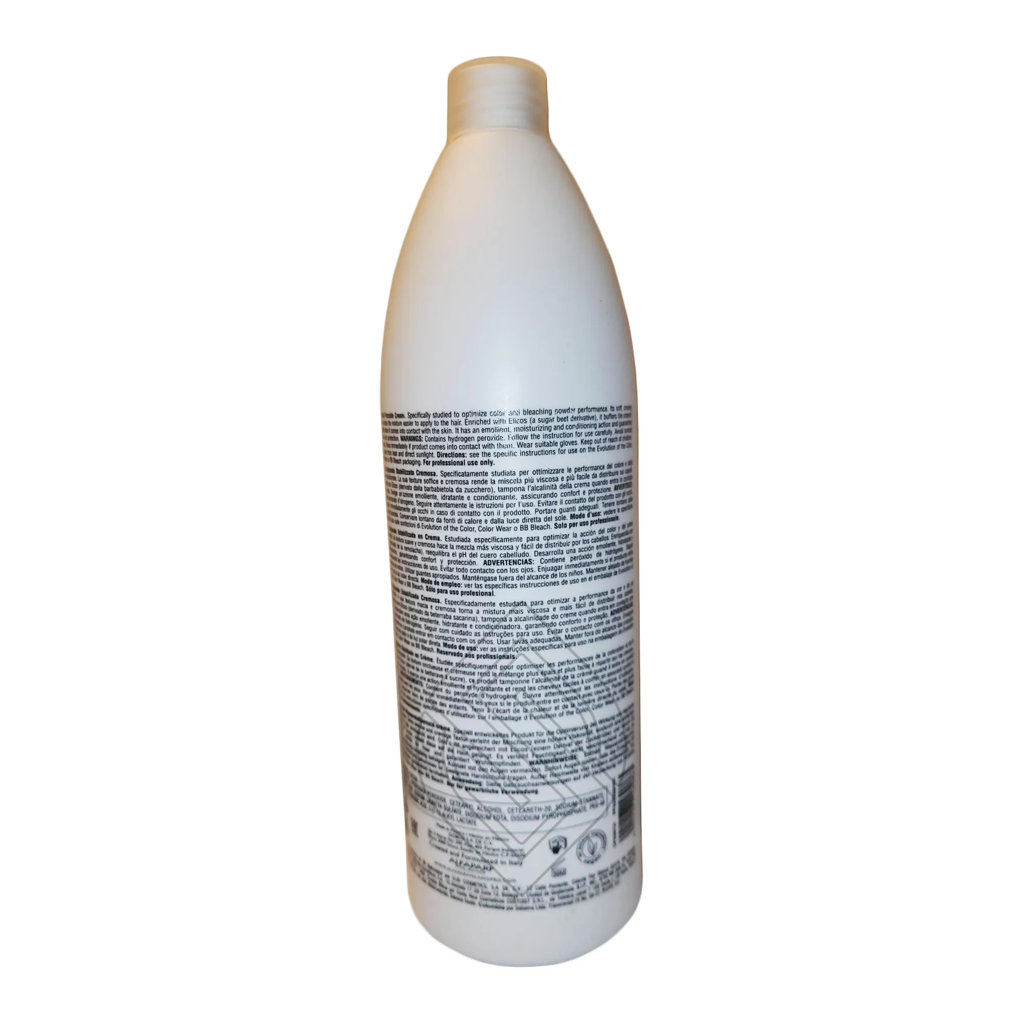 Alfaparf Milano OXID'O 30 Volumi 9% Stabilized Peroxide Cream Developer No Paraffin Mineral Oils 33.8 Ounce 1000 Milliliters | SellerSpree