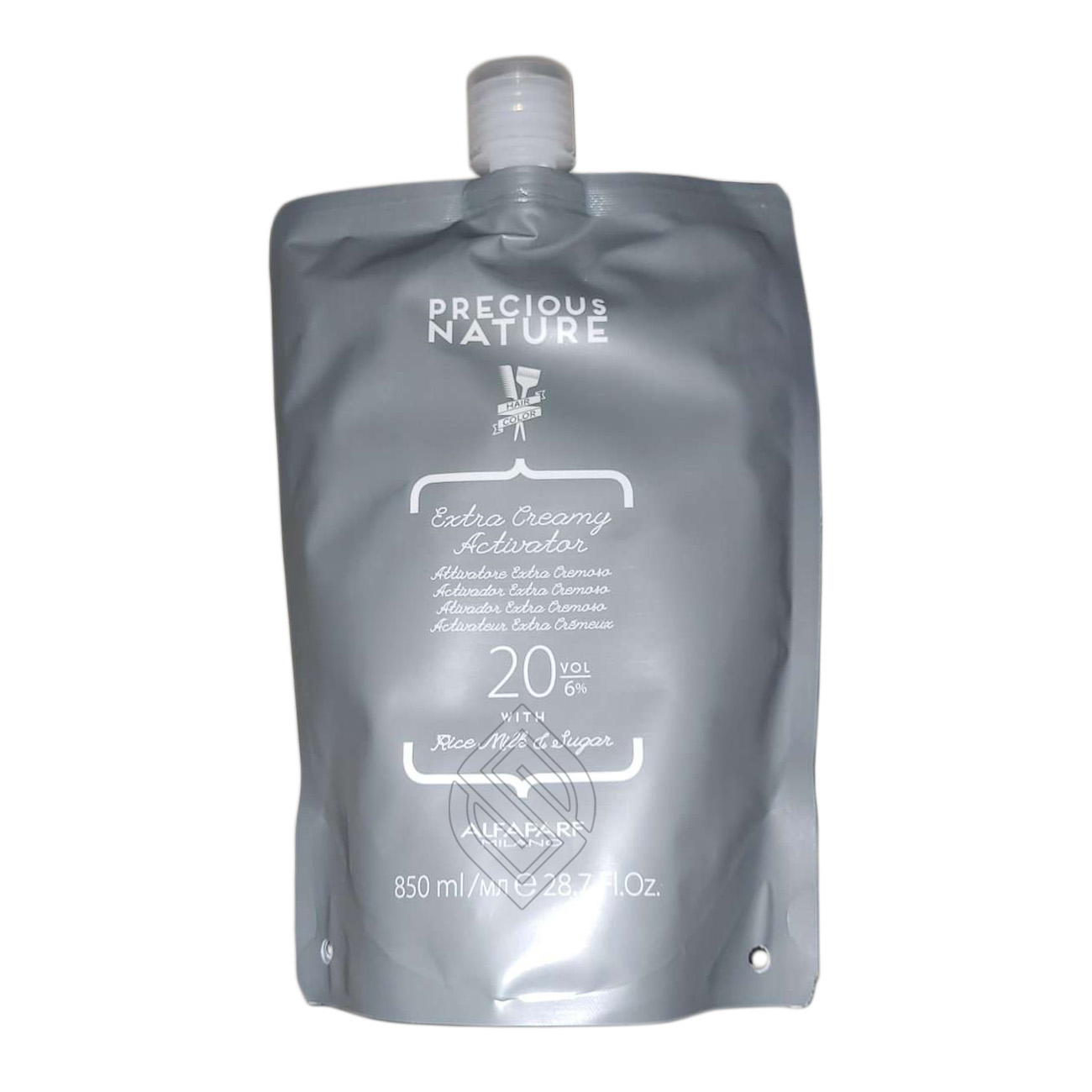 Alfaparf Milano Precious Nature Extra Creamy Activator 20 Volume 6% With Rice Milk & Sugar 100% Natural Developer 28.7 Ounce 850 Milliliters | SellerSpree