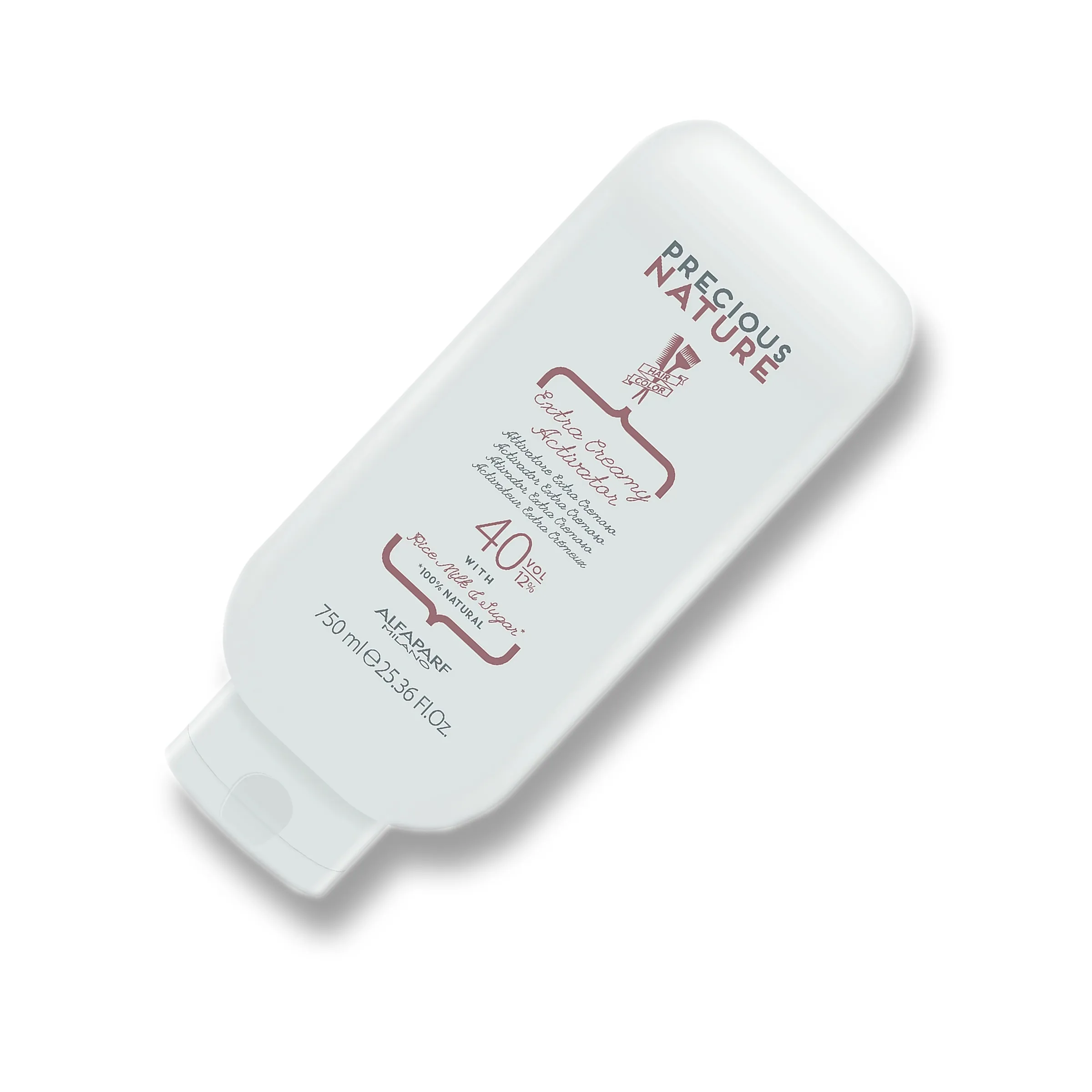 Alfaparf Milano Precious Nature Extra Creamy Activator 40 Vol 12% With Rice Milk & Sugar 100% NATURAL Developer 25.36 Ounce 750 Milliliters | SellerSpree
