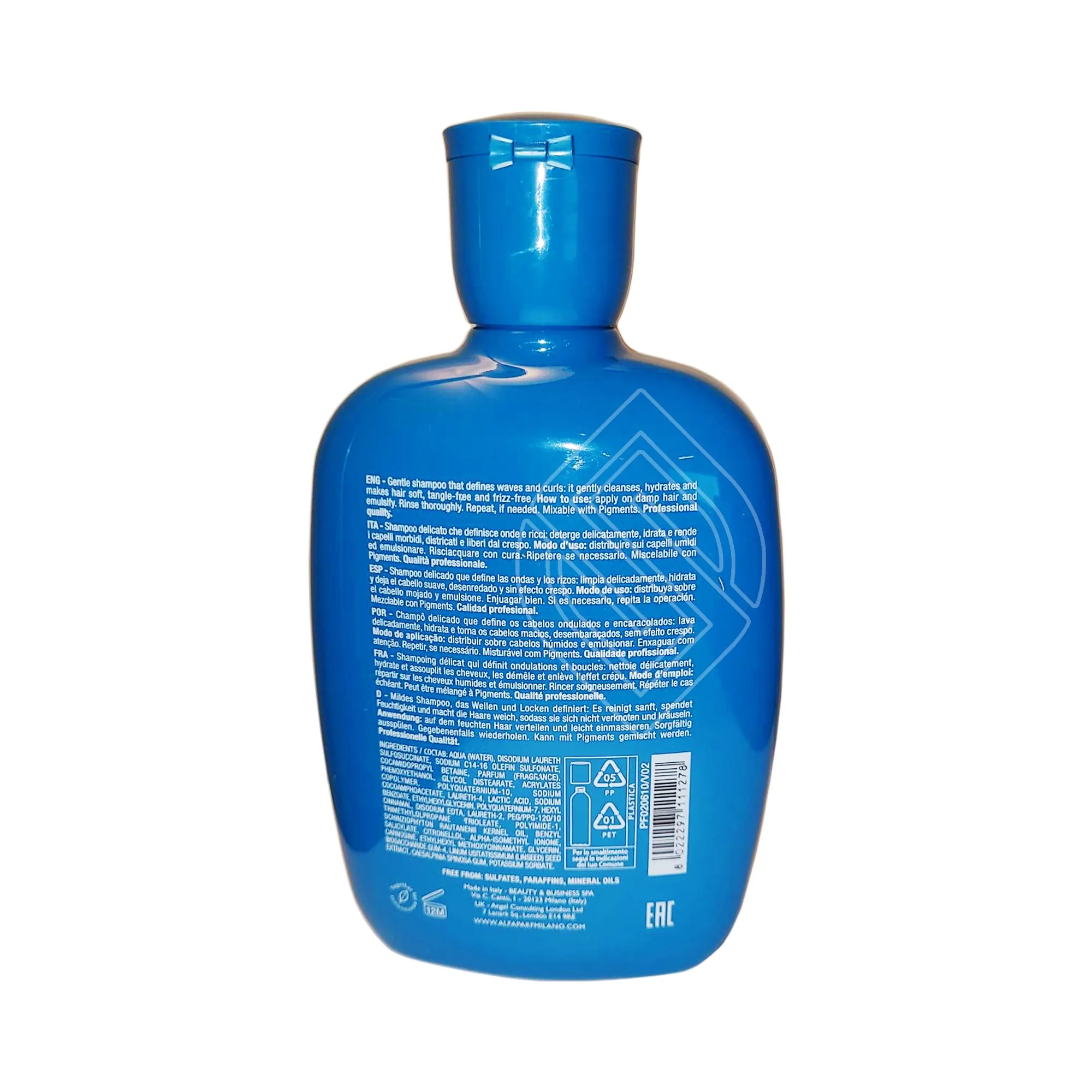 Alfaparf Milano Semi Di Lino Curls Wavy&curly Hair Enhancing Low Shampoo Sulfate-free 8.45oz 250ml | SellerSpree