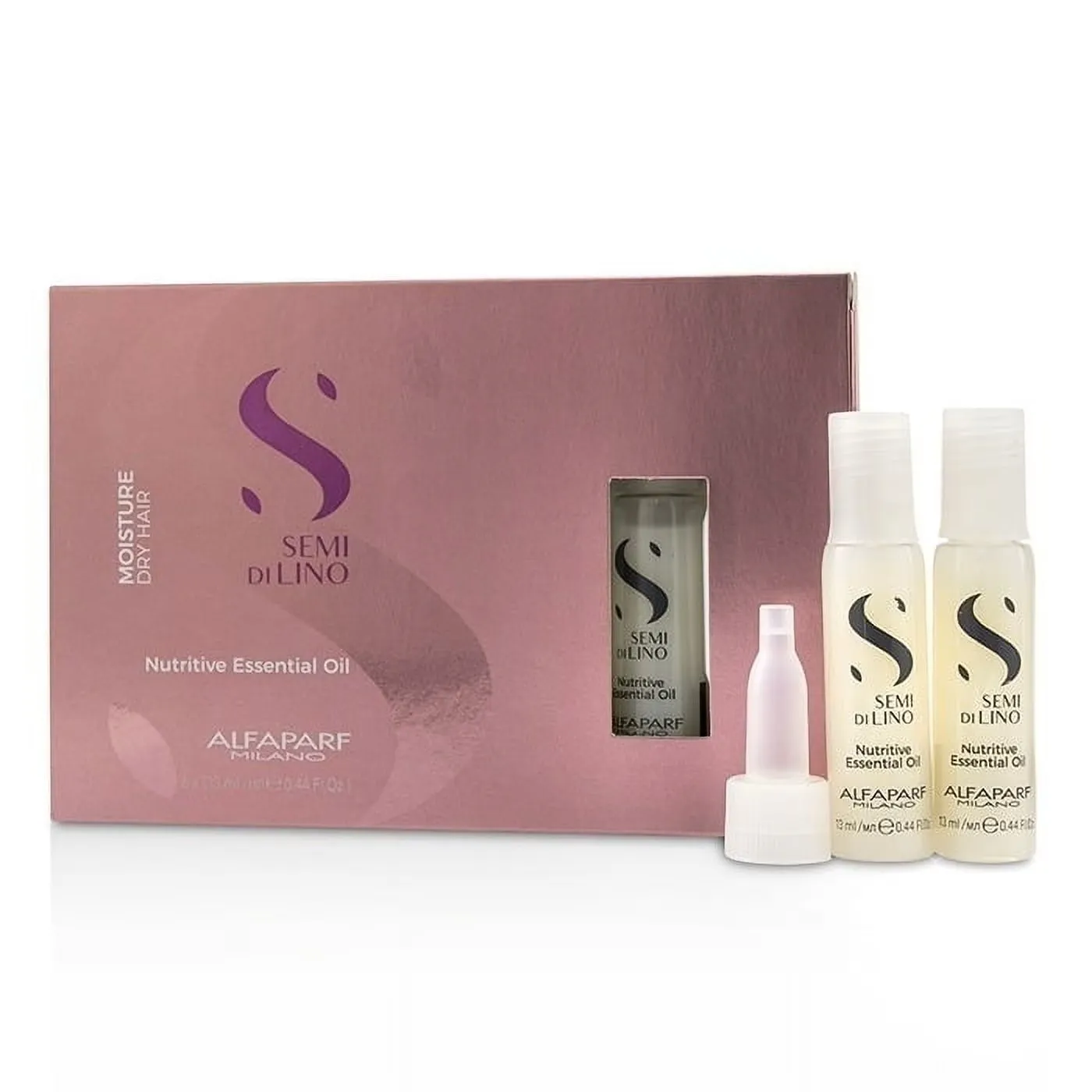 Alfaparf Milano Semi Di Lino Moisture Nutritive Essential Oil Dry Hair 6x0.44oz 6x13ml | SellerSpree