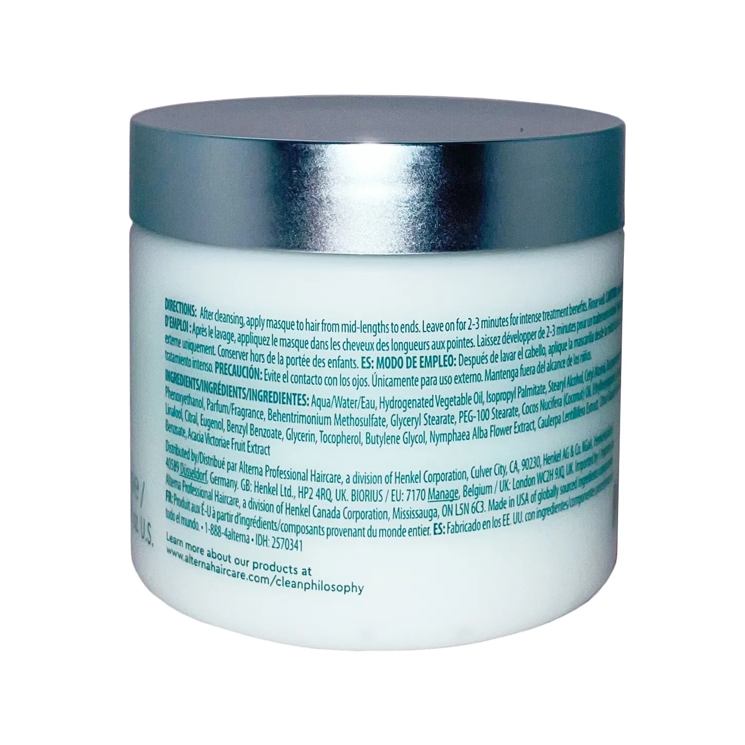 Alterna My Hair My Canvas Cool Hydrations Masque 6 Ounce 177 Milliliters | SellerSpree