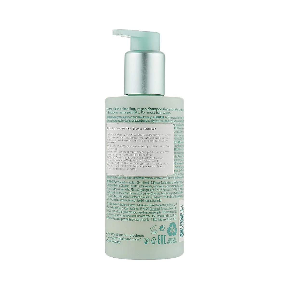 Alterna My Hair My Canvas Me Time Everyday Shampoo With Botanical Caviar 16.5 Ounce 487 Milliliters | SellerSpree