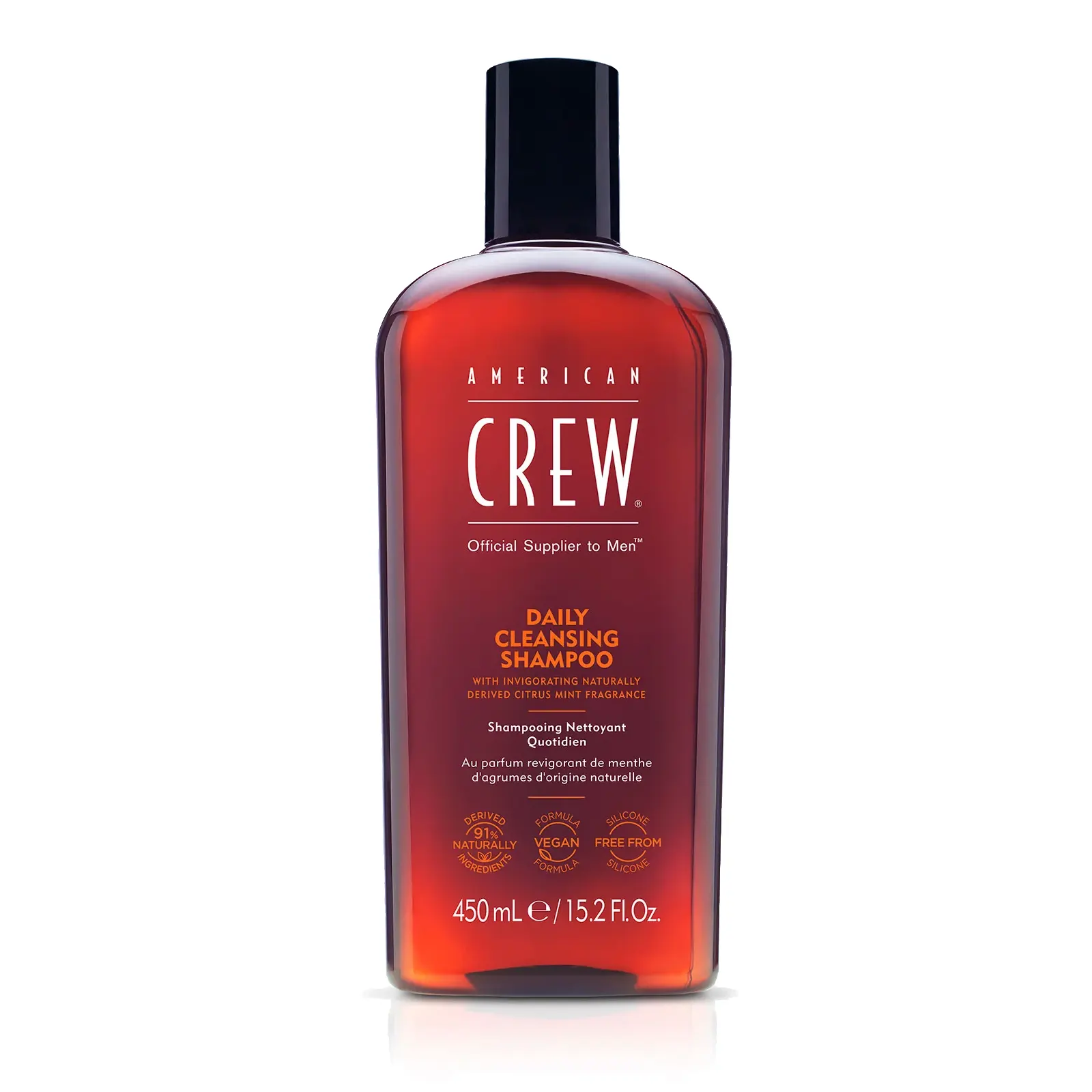 American Crew Daily Cleansing Shampoo For Normal To Oily Hair and Scalp 15.2 Ounce 450 Milliliters | SellerSpree
