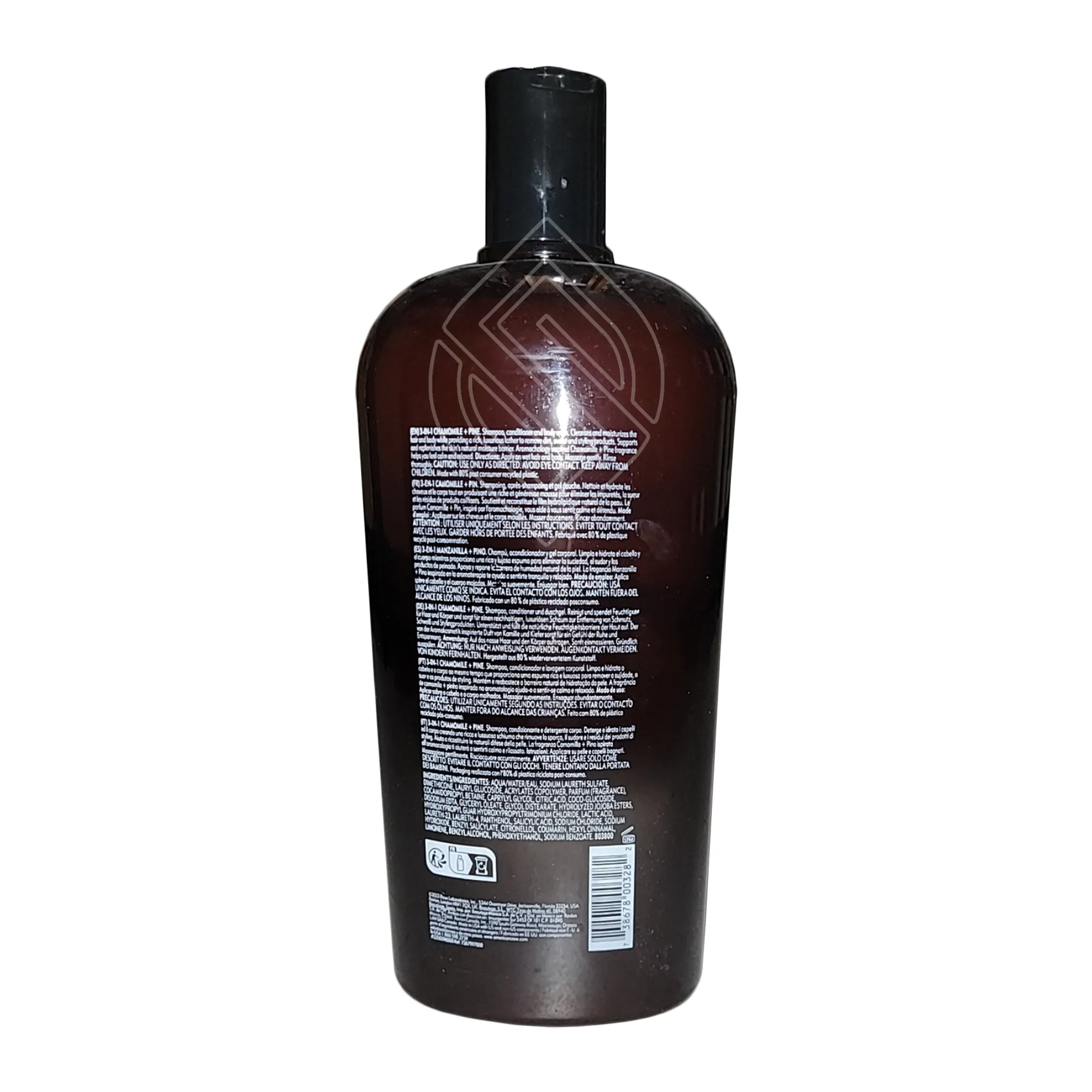 American Crew 3-In-1 Chamomile + Pine Shampoo Conditioner Body Wash 33.8 Ounce 1000 Milliliters | SellerSpree