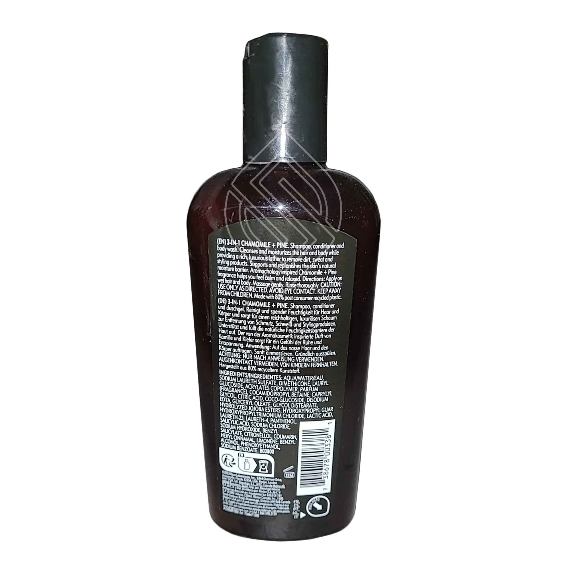 American Crew 3-In-1 Chamomile + Pine Shampoo Conditioner Body Wash 8.4 Ounce 250 Milliliters | SellerSpree