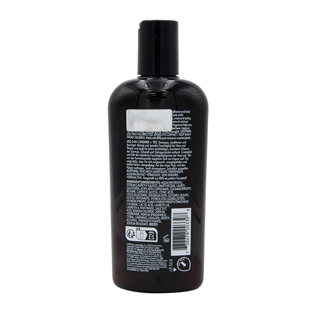 American Crew 3-In-1 Ginger + Tea Shampoo Conditioner Body Wash 8.4 Ounce 250 Milliliters | SellerSpree