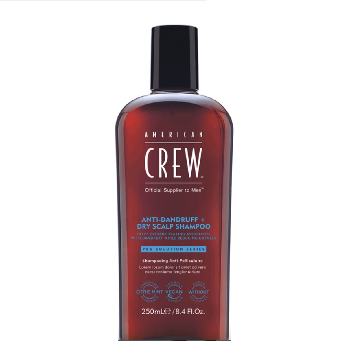 American Crew Anti-Dandruff + Dry Shampoo Pro Solution Series With Invigorating Naturally Derived Citrus Mint Fragrance 8.4 Ounce 250 Milliliters | SellerSpree