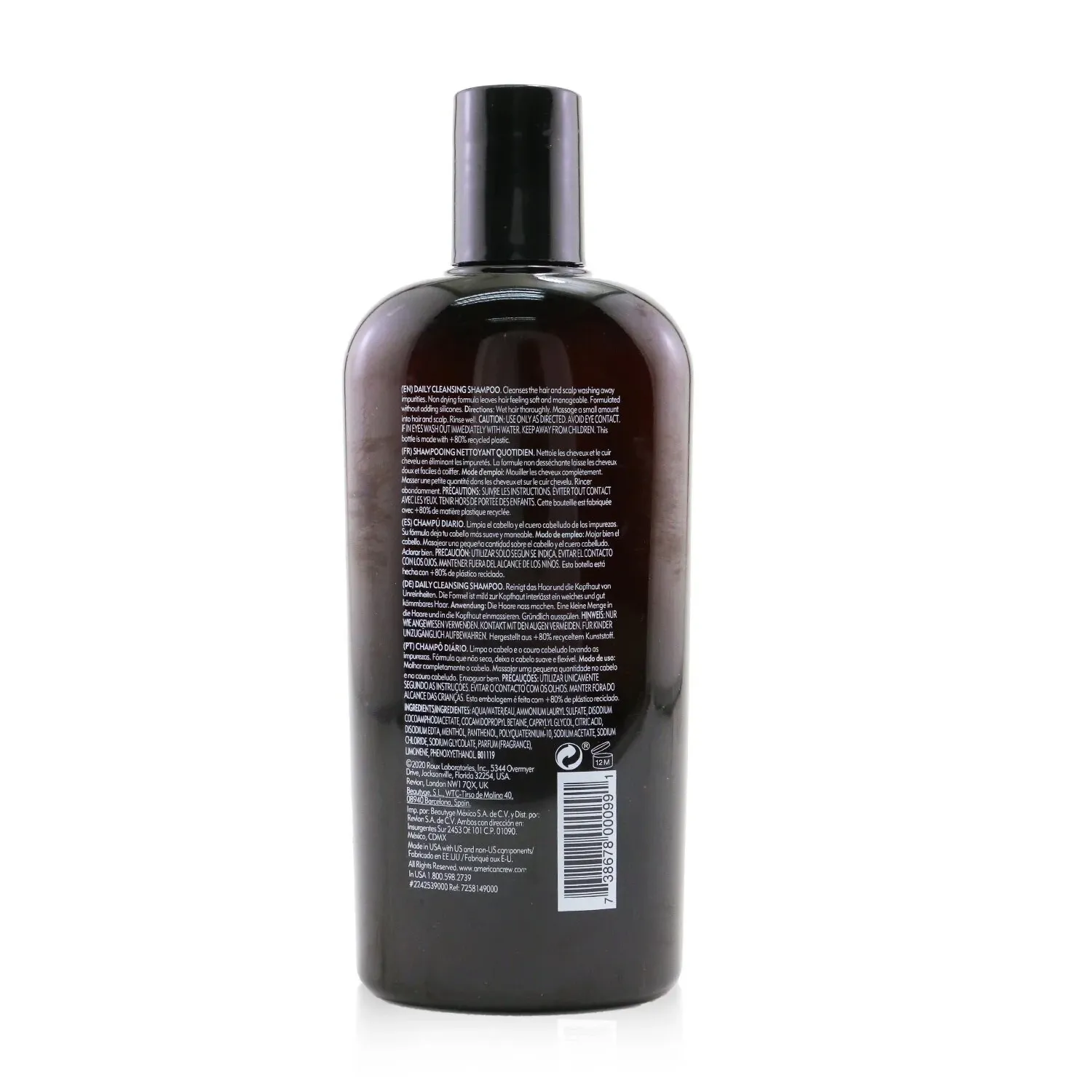 American Crew Daily Cleansing Shampoo For Normal To Oily Hair and Scalp 15.2 Ounce 450 Milliliters | SellerSpree