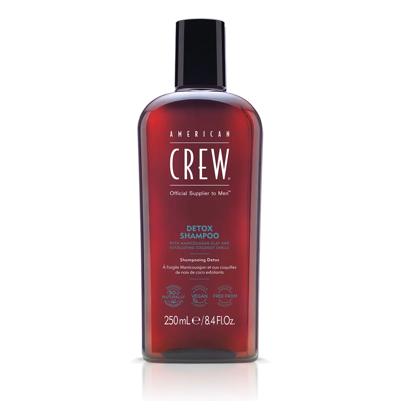 American Crew Detox Shampoo With Manicouagan Clay And Exfoliating Coconut Shells 8.4 Ounce 250 Milliliters | SellerSpree