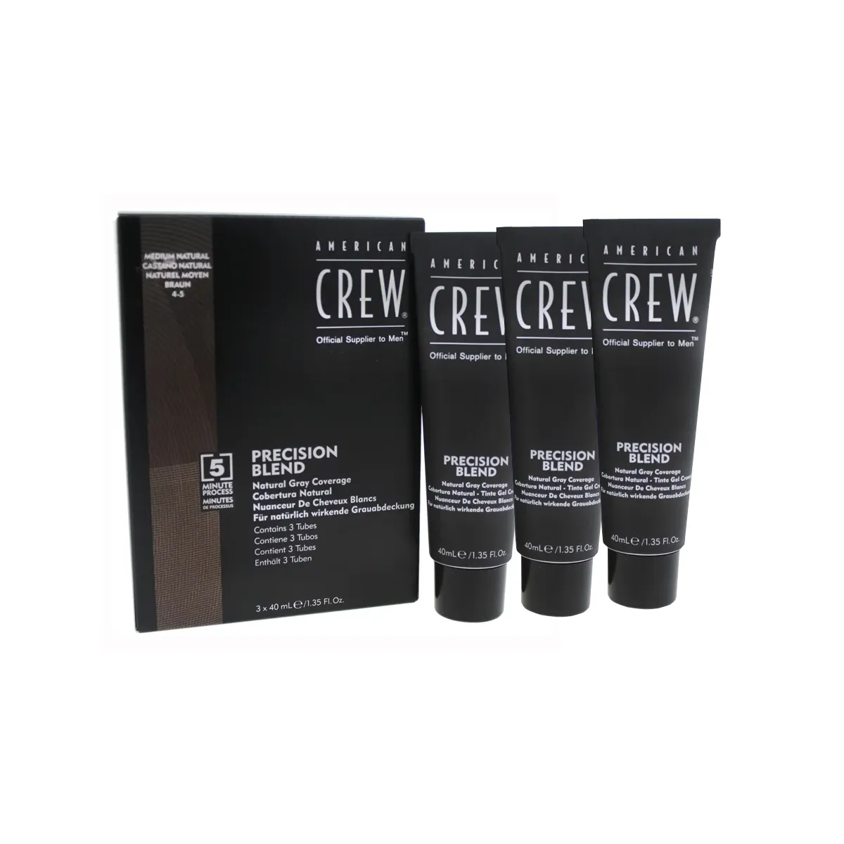 American Crew Precision Blend MEDIUM NATURAL 3x1.35oz | SellerSpree