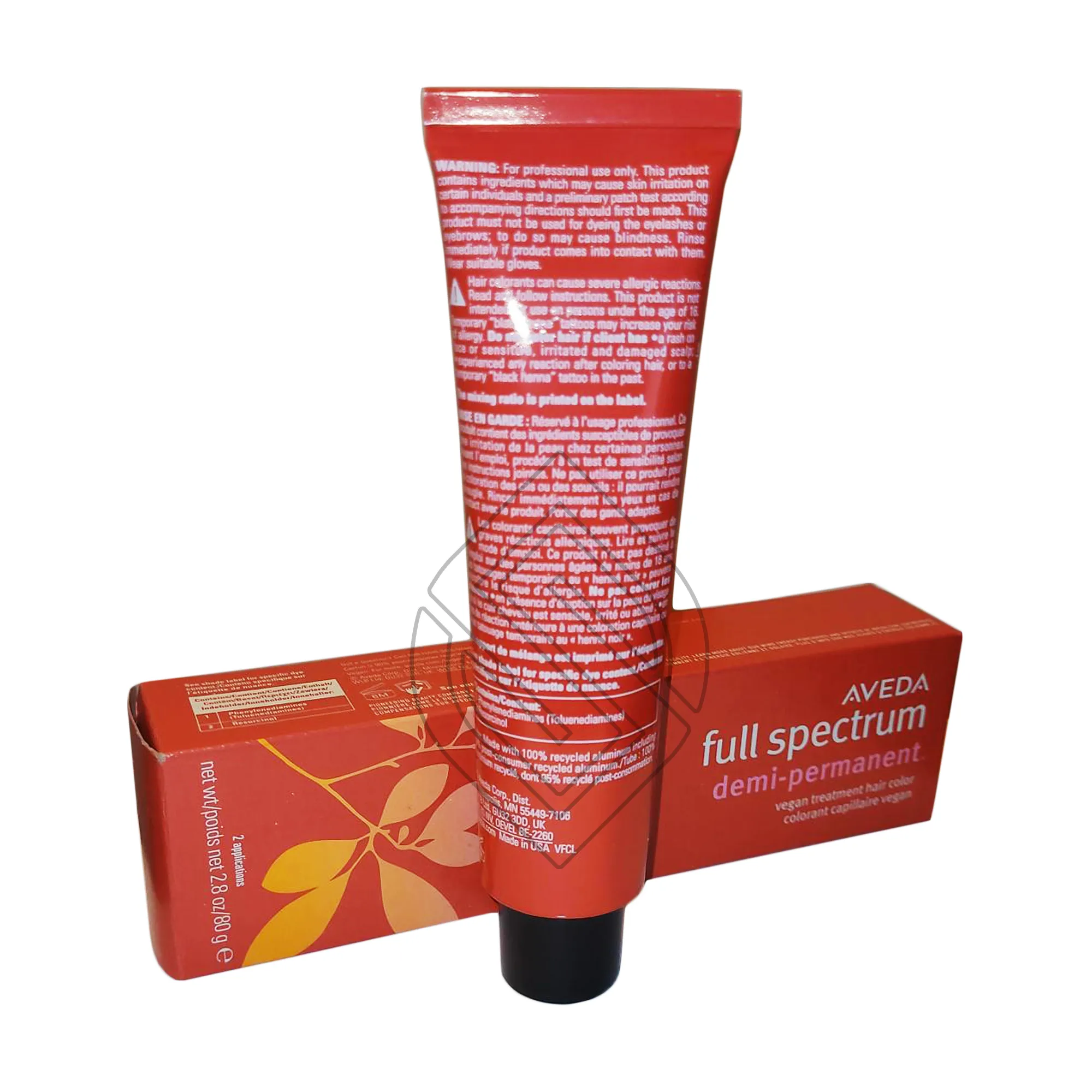 Aveda Full Spectrum Demi-Permanent 1N Natural Black Vegan Treatment Hair Color 2.8 Ounce 80 Milliliters | SellerSpree