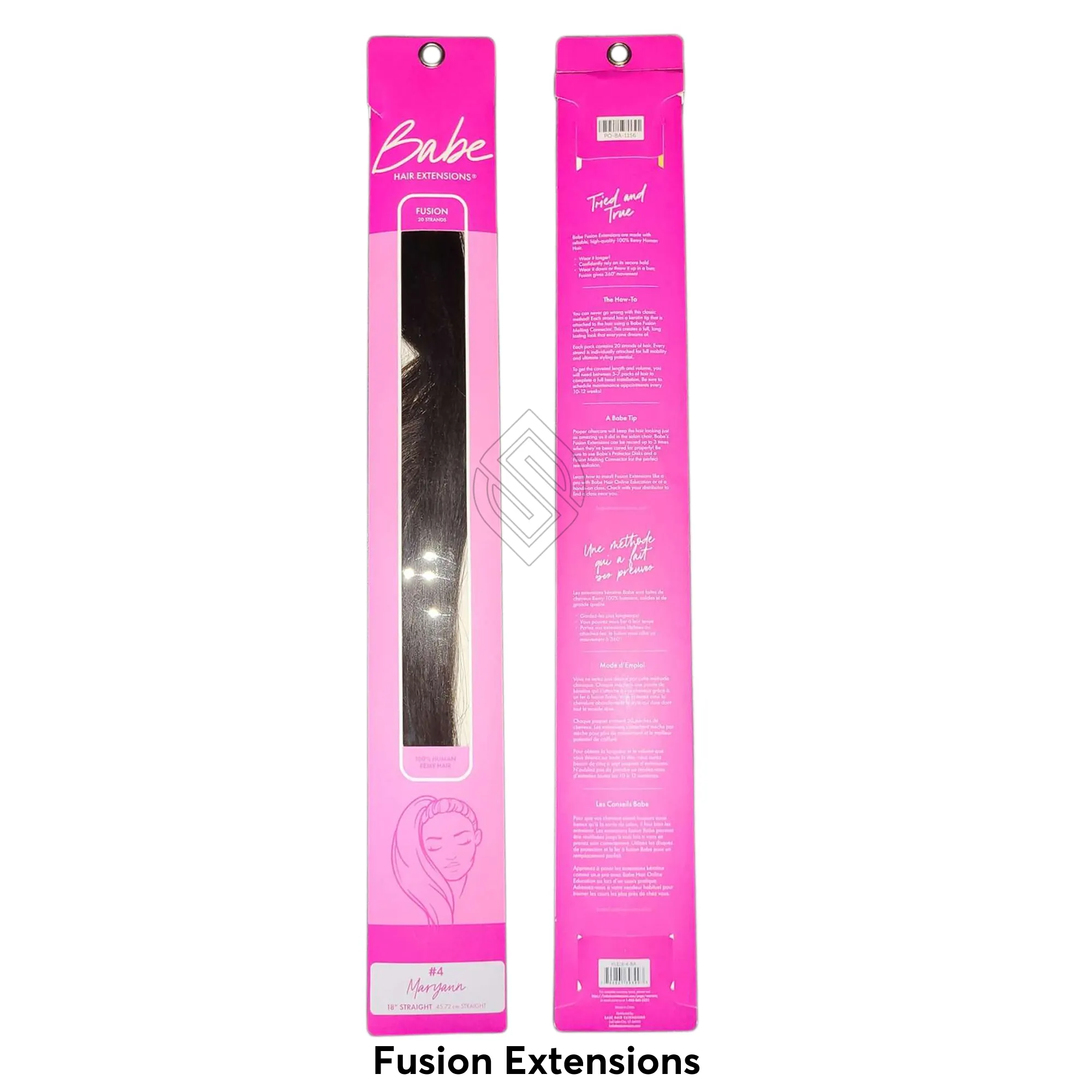 Babe Fusion Extensions 18 Inch Maryann #4 20 Pieces 100% Human Remy Hair | SellerSpree