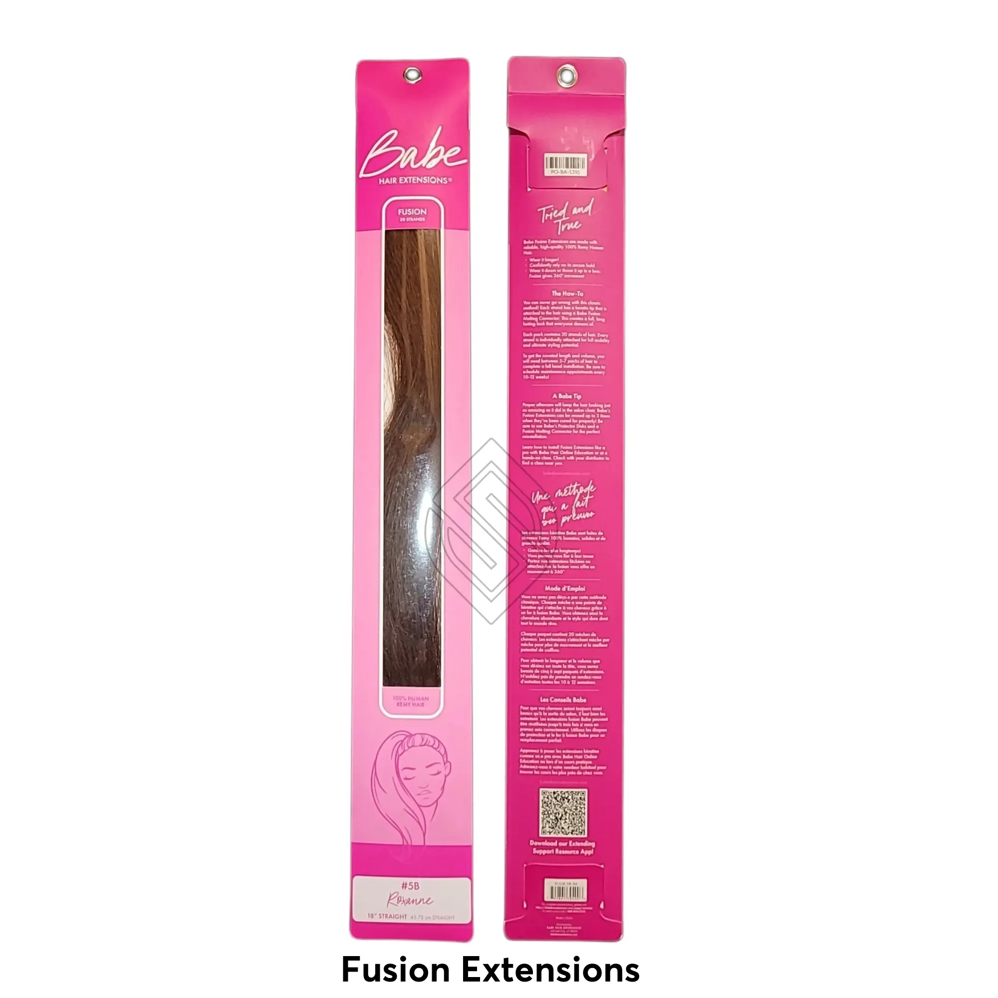 Babe Fusion Extensions 18 Inch Roxanne #5B 20 Pieces 100% Human Remy Hair | SellerSpree