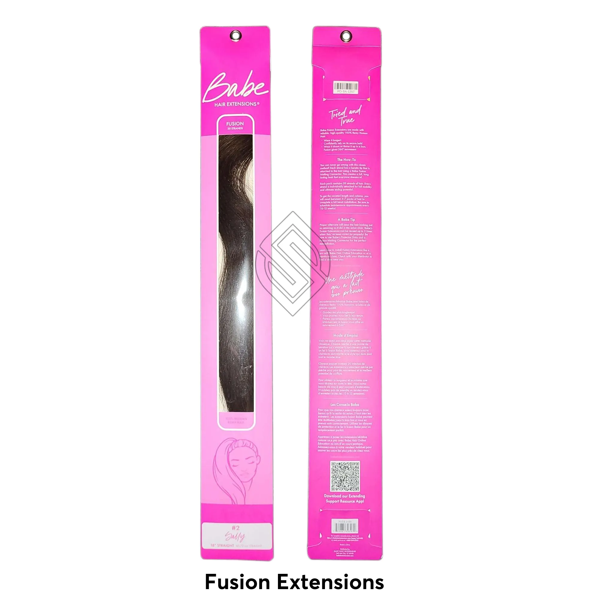 Babe Fusion Extensions 18 Inch Sally #2 20 Pieces 100% Human Remy Hair | SellerSpree
