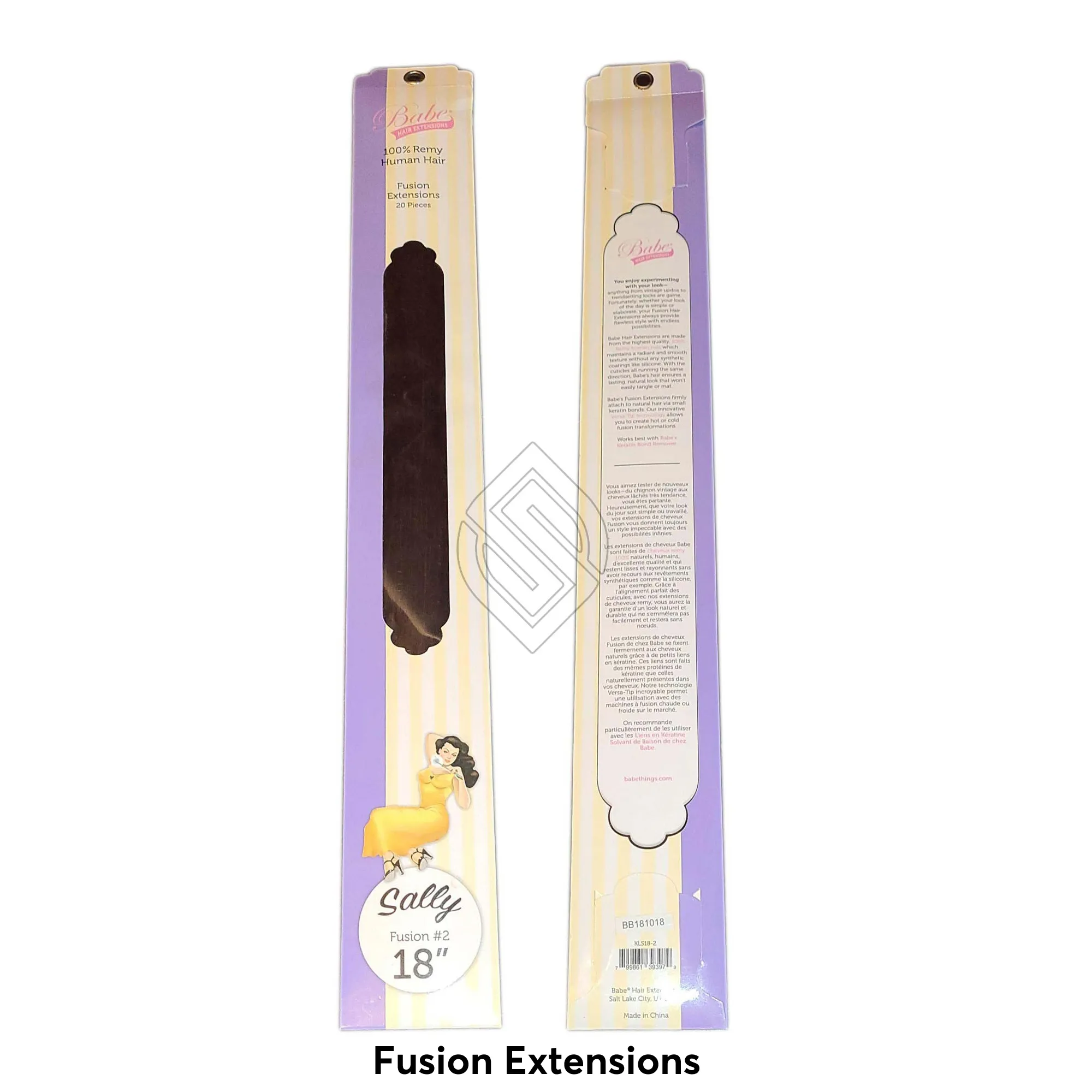 Babe Fusion Extensions 18 Inch Sally #2 20 Pieces 100% Human Remy Hair | SellerSpree