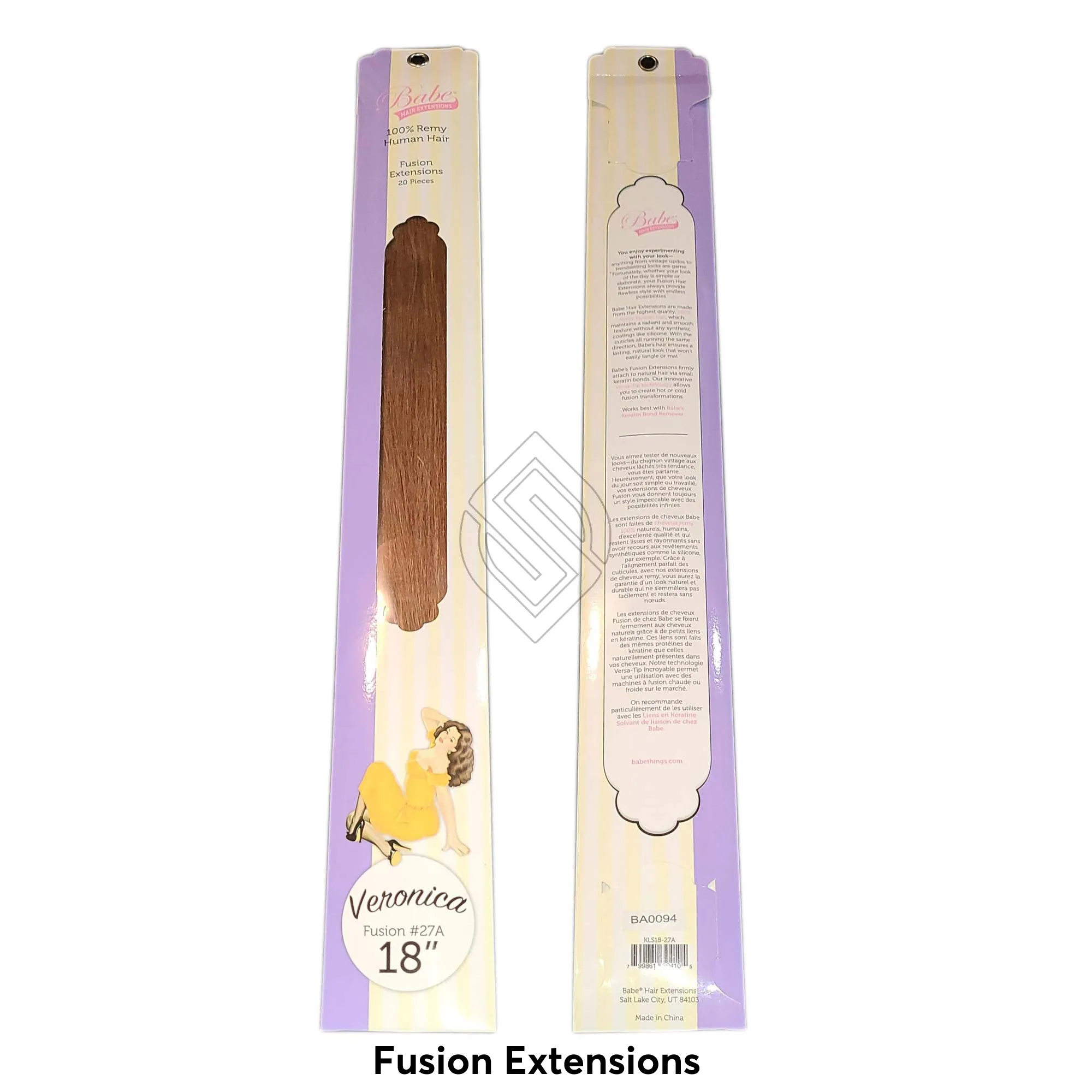 Babe Fusion Extensions 18 Inch Veronica #27A 20 Pieces 100% Human Remy Hair | SellerSpree