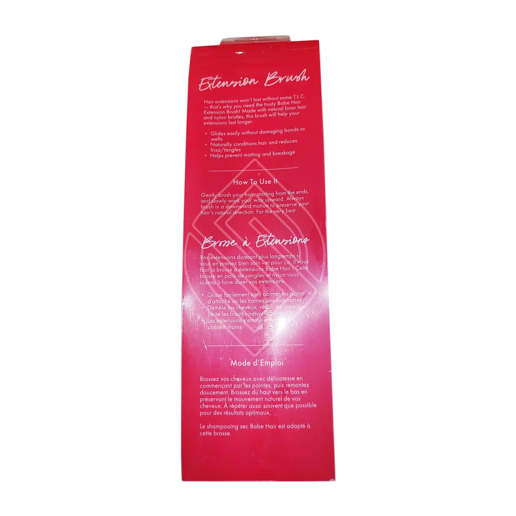 Babe Hair Extension Brush Natural Boar And Nylon Bristles | SellerSpree