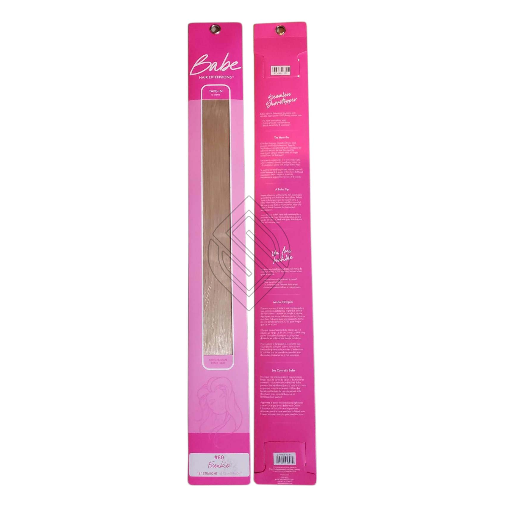 Babe Tape-In 18 Inch Frankie #80 10 Wefts 100% Human Remy Hair | SellerSpree