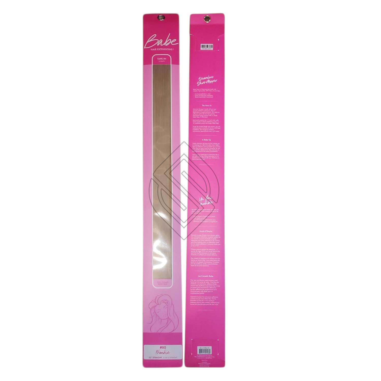 Babe Tape-In 22 Inch Frankie #80 10 Wefts 100% Human Remy Hair | SellerSpree