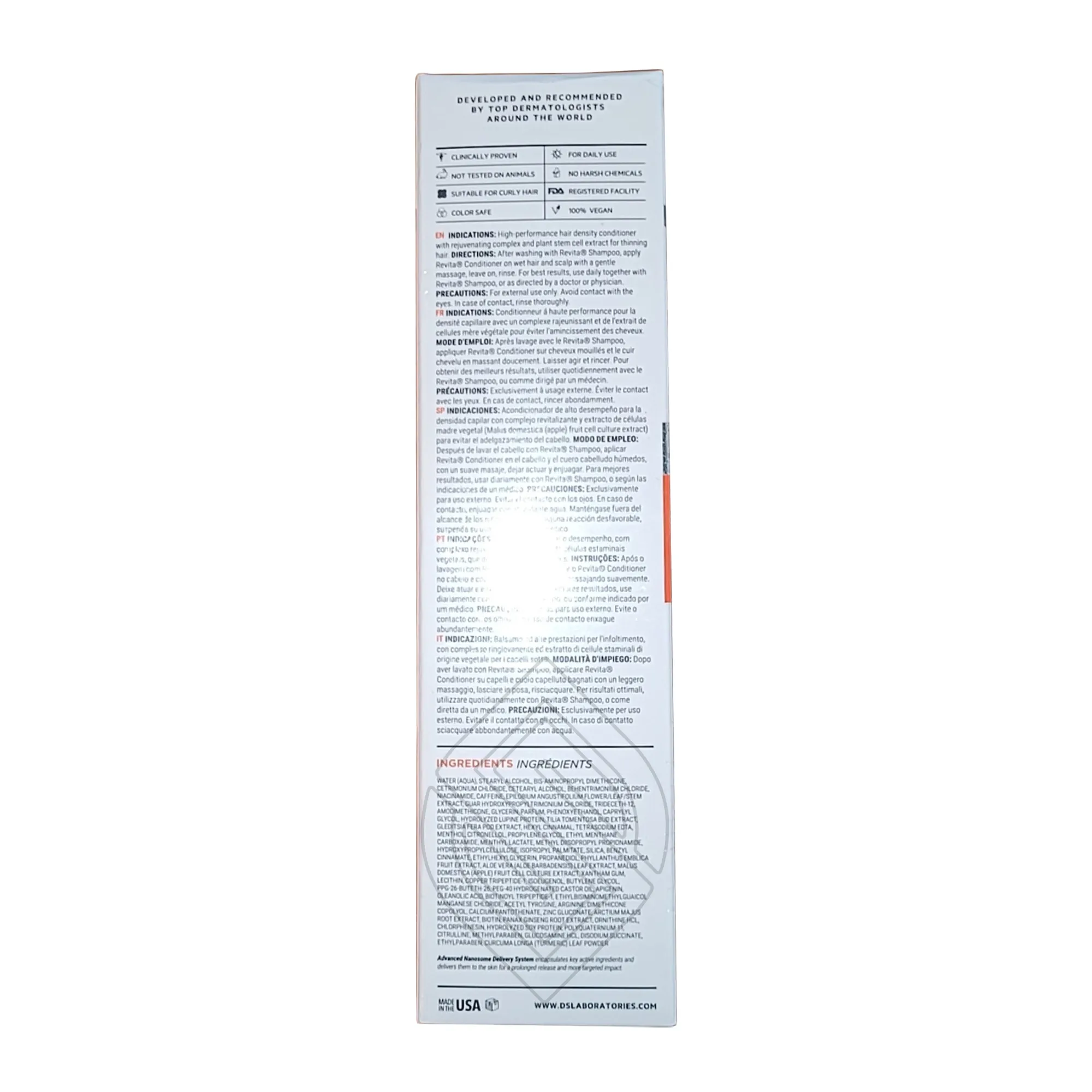 DS Laboratories Revita High Performance Hair Density Conditioner 7 Ounce 205 Milliliters | SellerSpree