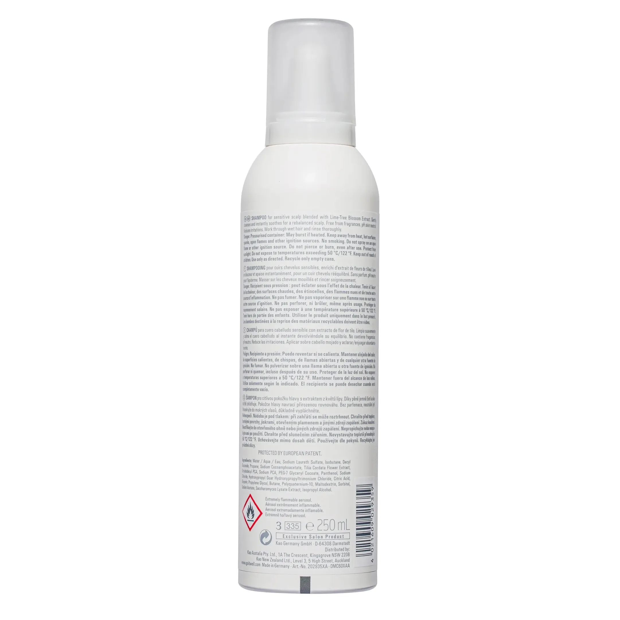 Goldwell Dualsenses Scalp Specialist Sensitive Foam Shampoo 8.5 Ounce 250 Milliliters | SellerSpree