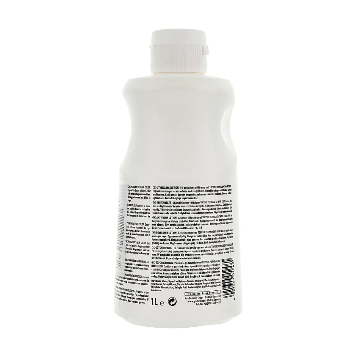 Goldwell Topchic Cream Developer Lotion 12% 40 Volume 32 Ounce 946 Milliliters | SellerSpree