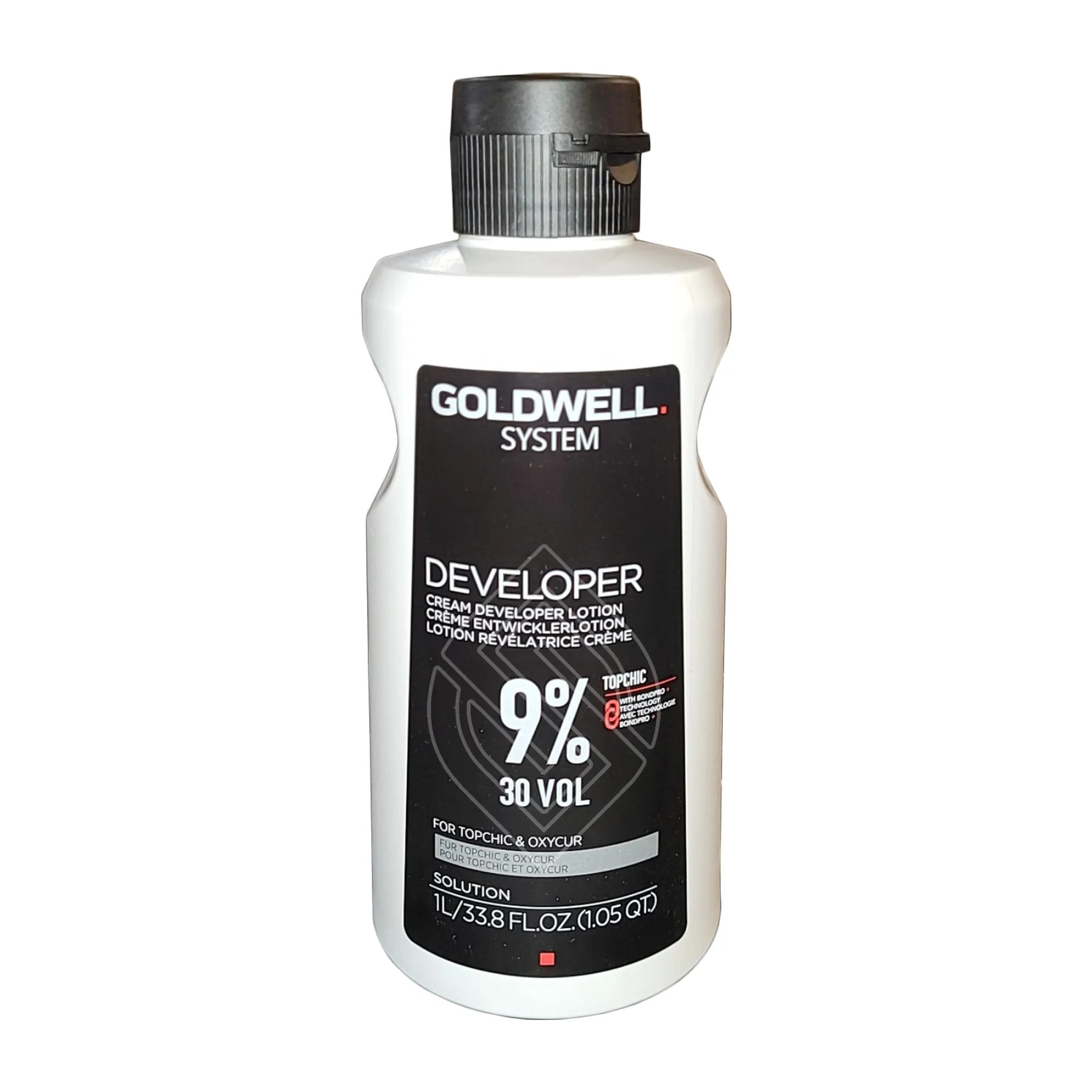 Goldwell Topchic Cream Developer Lotion 9% 30 Volume 33.8 Ounce 1000 Milliliters | SellerSpree