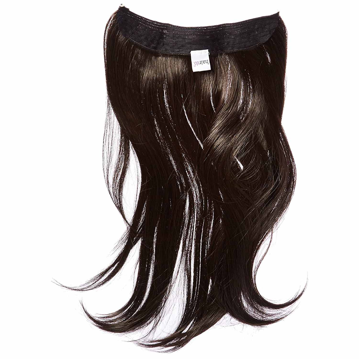 Hairdo Hoop Invisible Extension R4 Midnight Brown Clip-Free Halo Hair Extension Instantly Adds Length Volume | SellerSpree