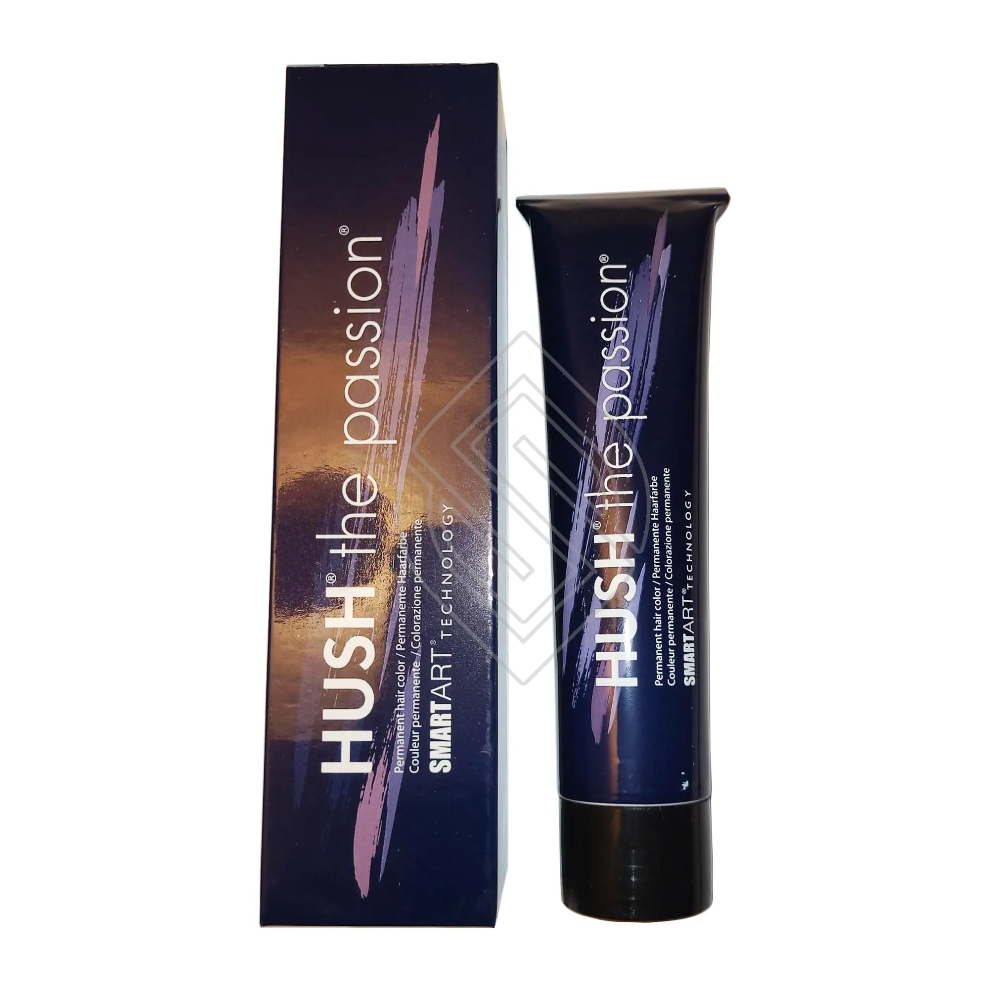 Hush The Passion Color 8/0 Light Blonde Permanent Hair Dye Cream Smart Art Technology 2.028 Ounce 60 Milliliters | SellerSpree