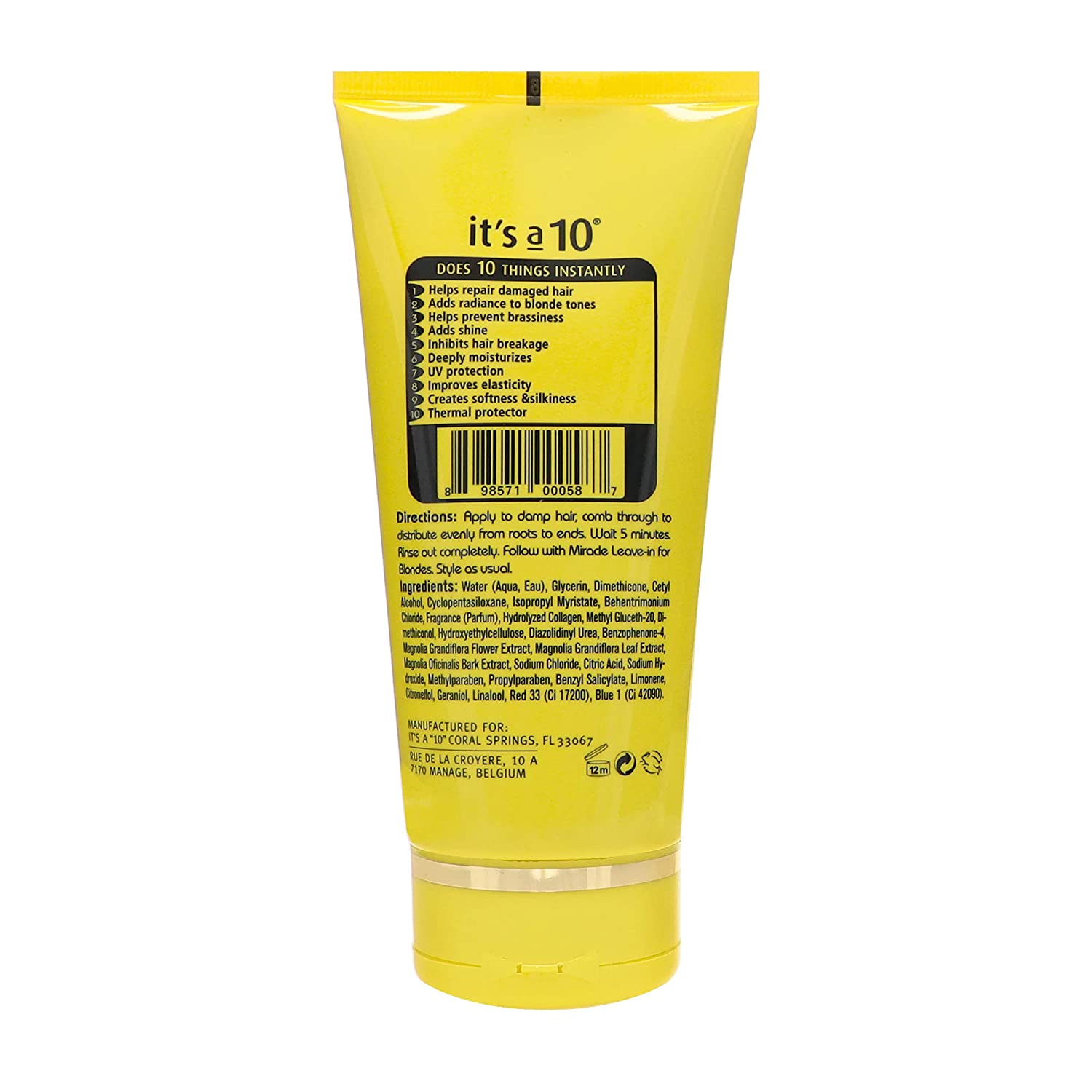 It's A 10 Five Minute Hair Repair for Blondes 5 Ounce 148 Milliliters | SellerSpree
