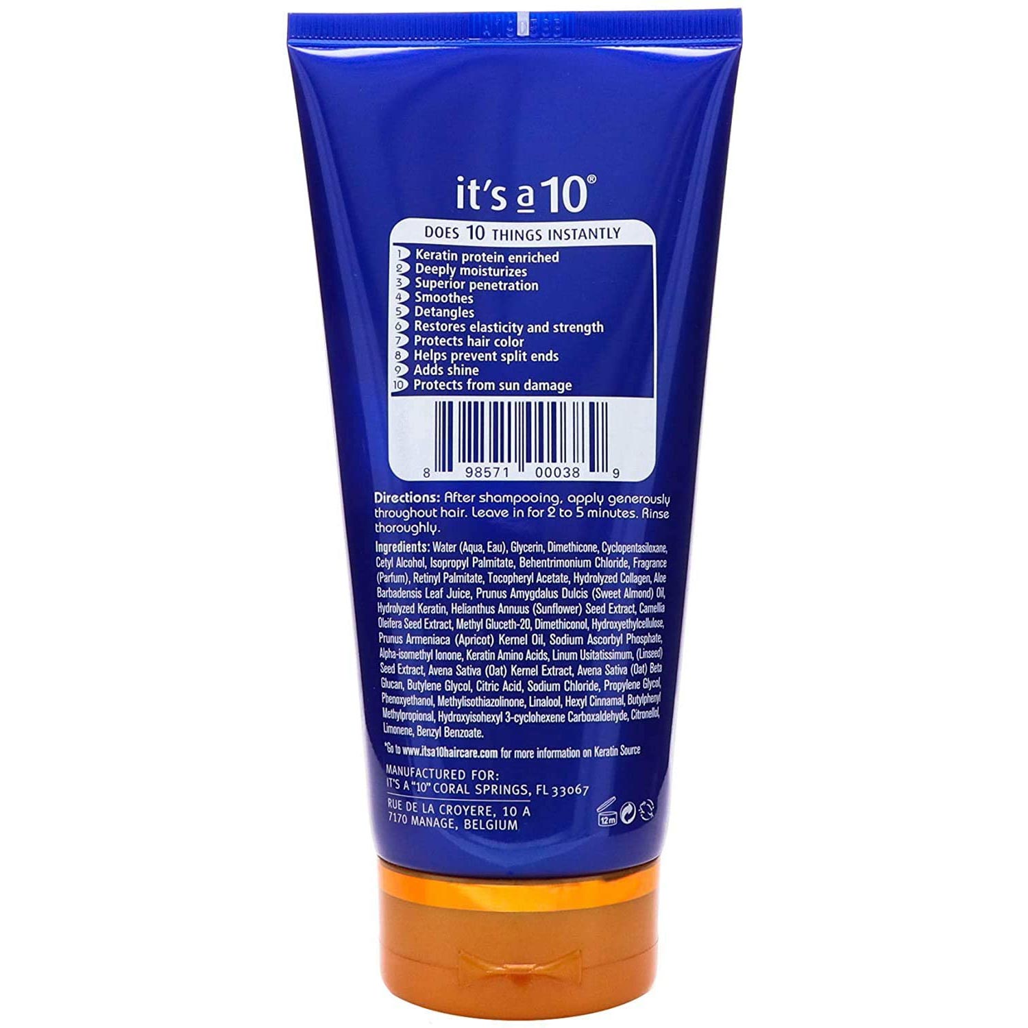 It's A 10 Miracle Deep Conditioner Plus Keratin 5 Ounce 148 Milliliters | SellerSpree