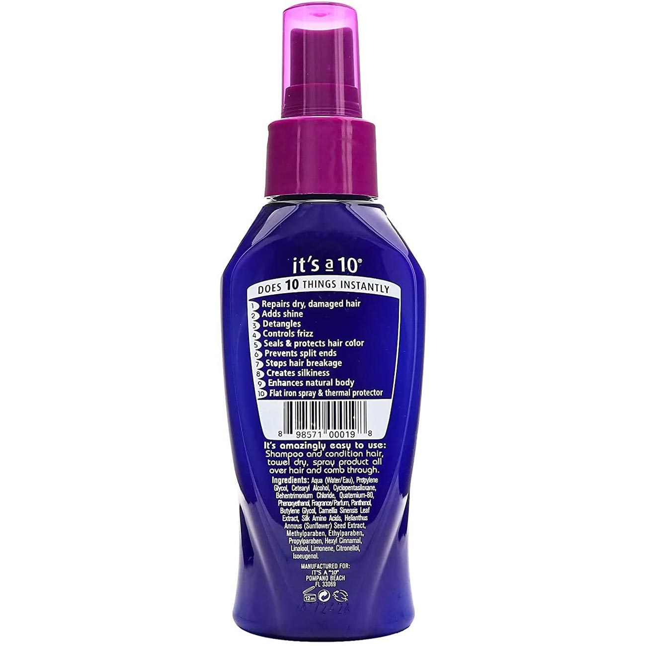 It's A 10 Miracle Leave-in Product 4 Ounce 120 Milliliters | SellerSpree