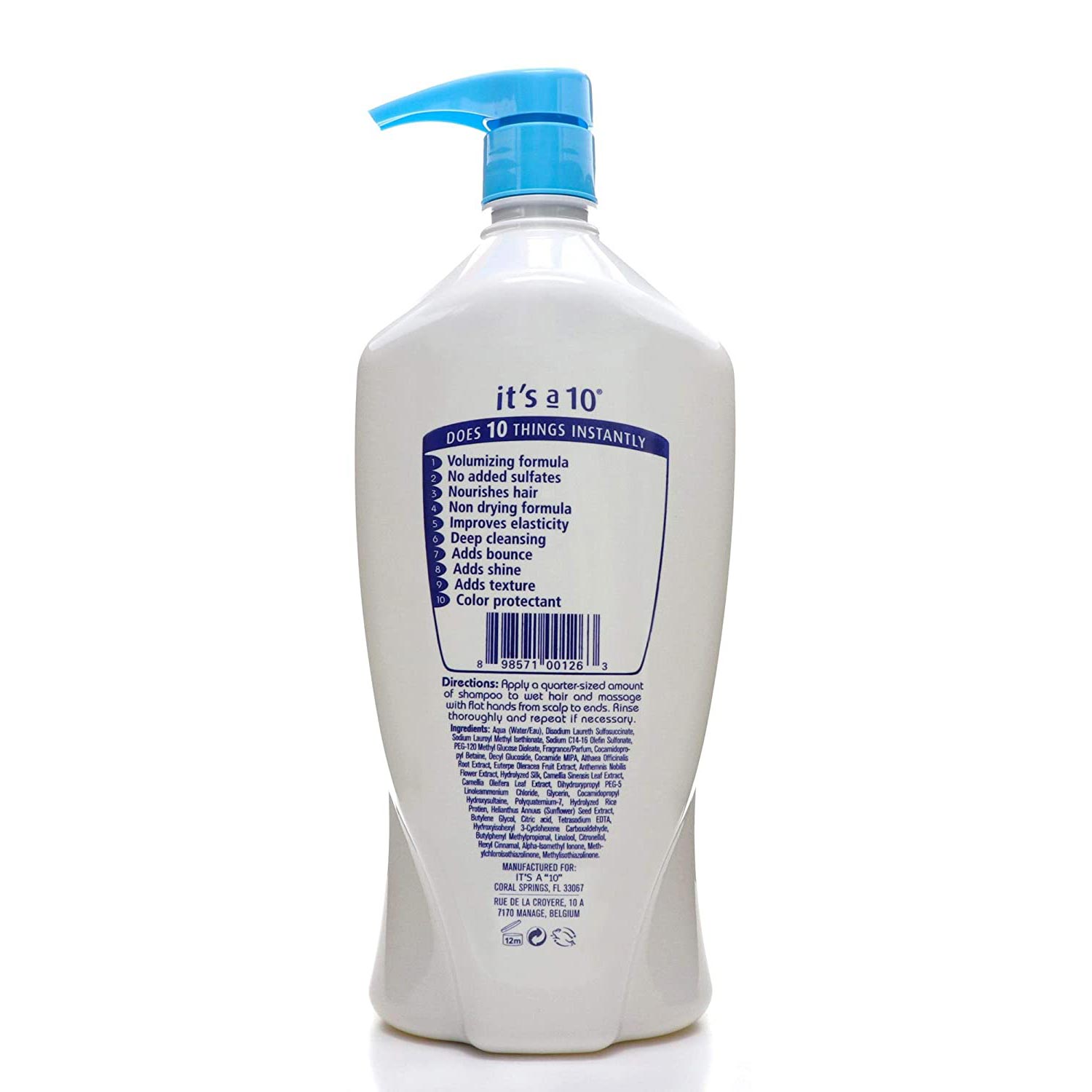 It's A 10 Miracle Volumizing Shampoo 33.8 Ounce 1 Liter | SellerSpree
