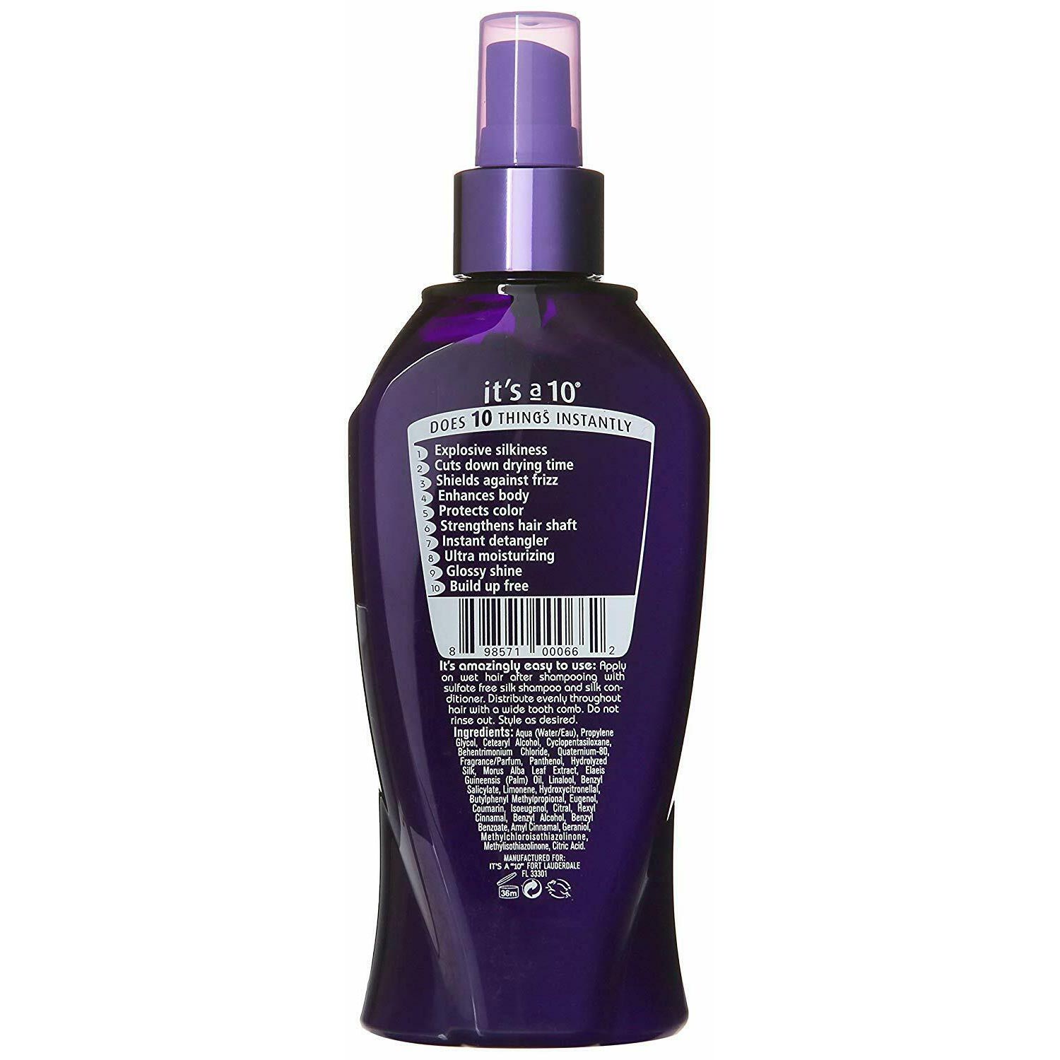 It's A 10 Silk Express Miracle Silk Leave-in 10 Ounce 295.7 Milliliters | SellerSpree