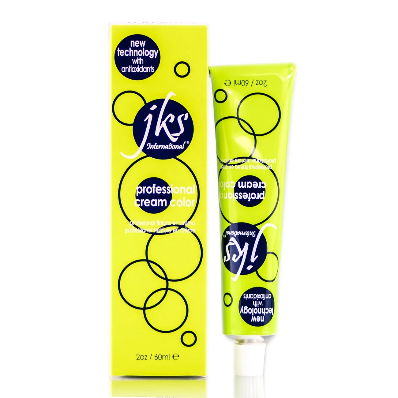 Jks International Professional Permanent Cream Hair Color Green 2 Ounce 60 Milliliters | SellerSpree