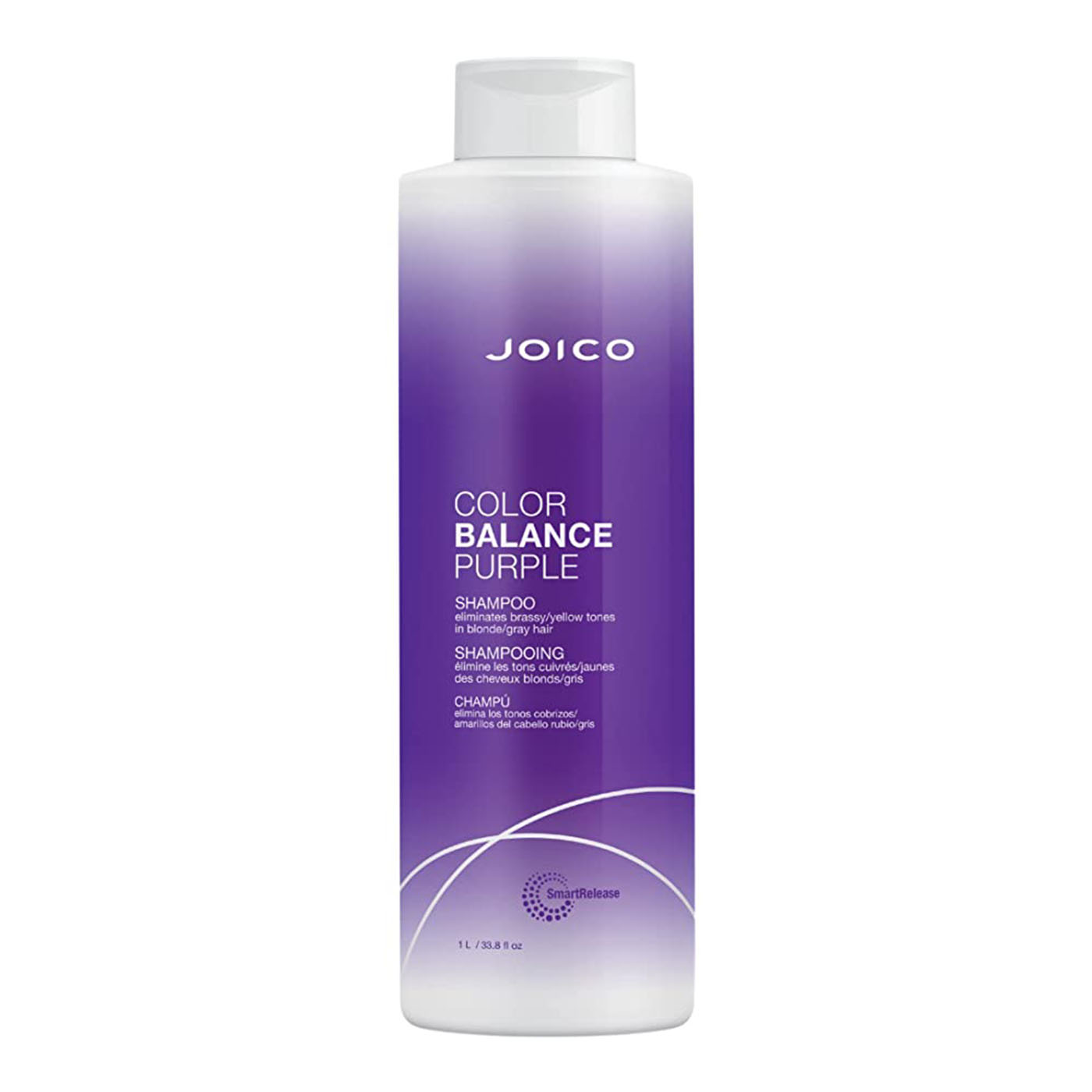 Joico Color Balance Purple Shampoo Eliminates Brassy / Yellow Tones In Blonde / Gray Hair 33.8 Ounce 1000 Milliliters | SellerSpree