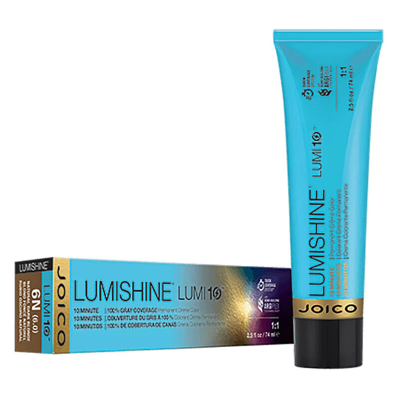 Joico Lumishine Lumi10 6N/6.0 Natural Dark Blonde 10 Minute Permanent Creme Color 2.5 Ounce 74 Milliliters | SellerSpree
