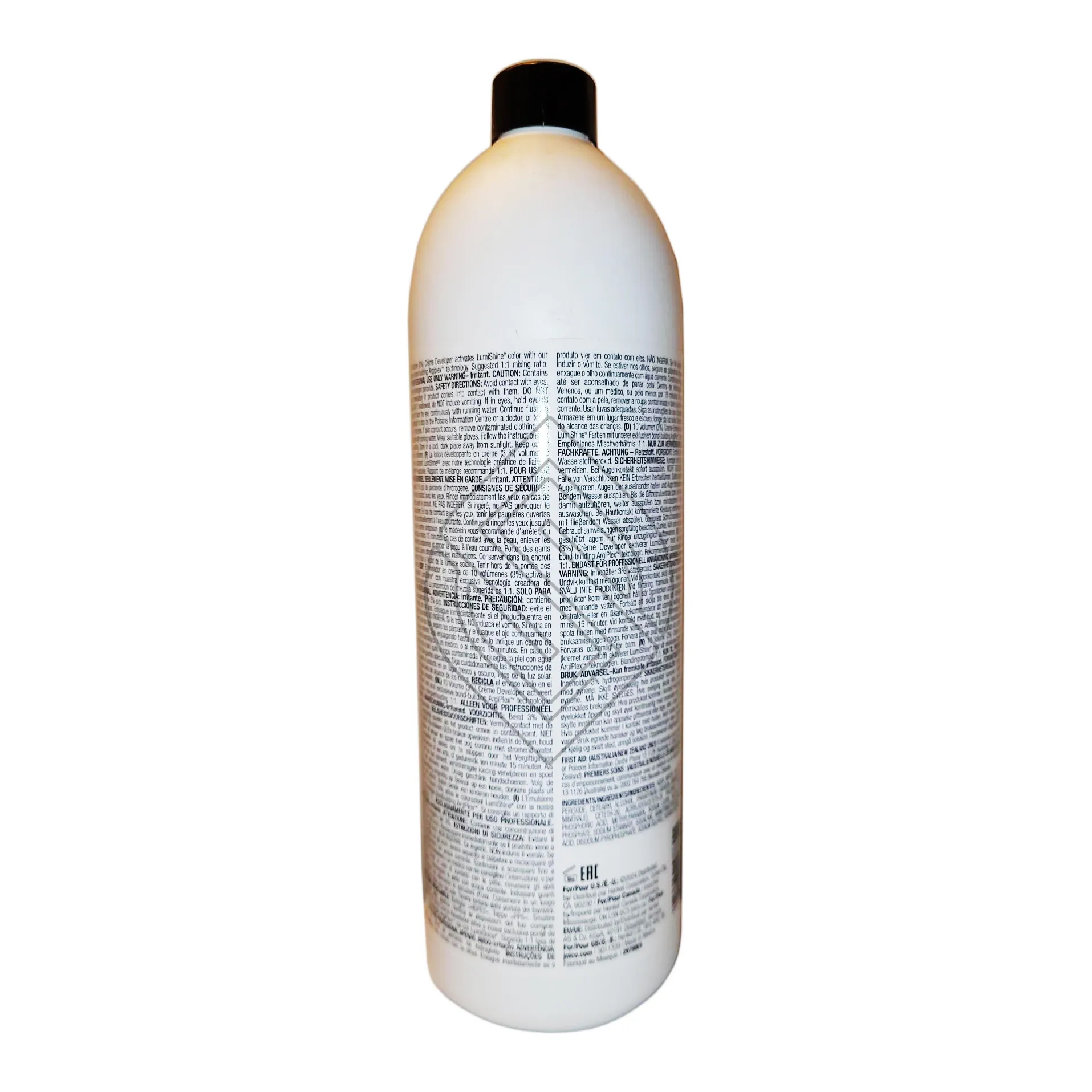 Joico Lumishine Creme Developer 10 Volume 3% 33.8 Ounce 1000 Milliliters | SellerSpree